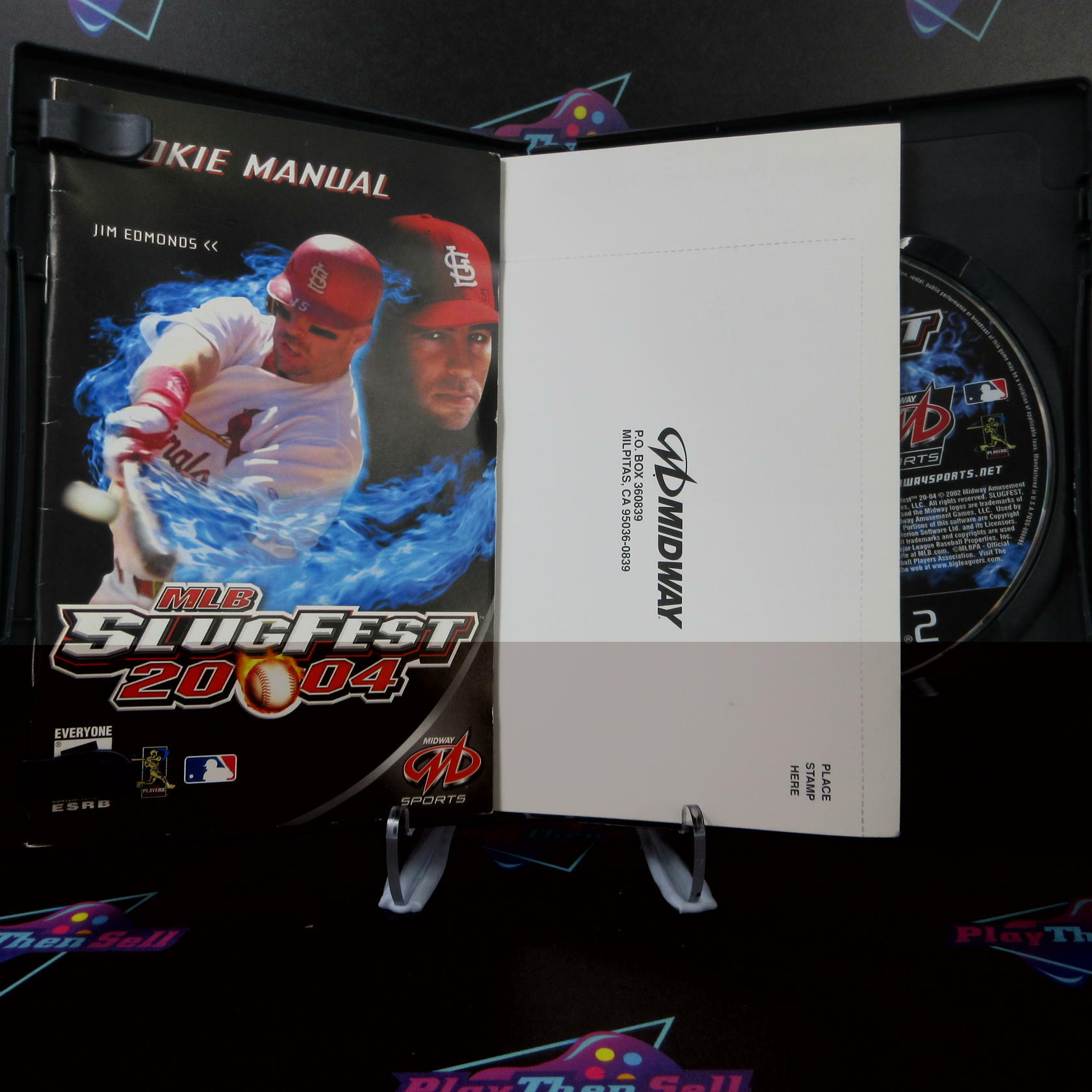 MLB Slugfest 2004 PS2 PlayStation 2 + Reg Card - Like New