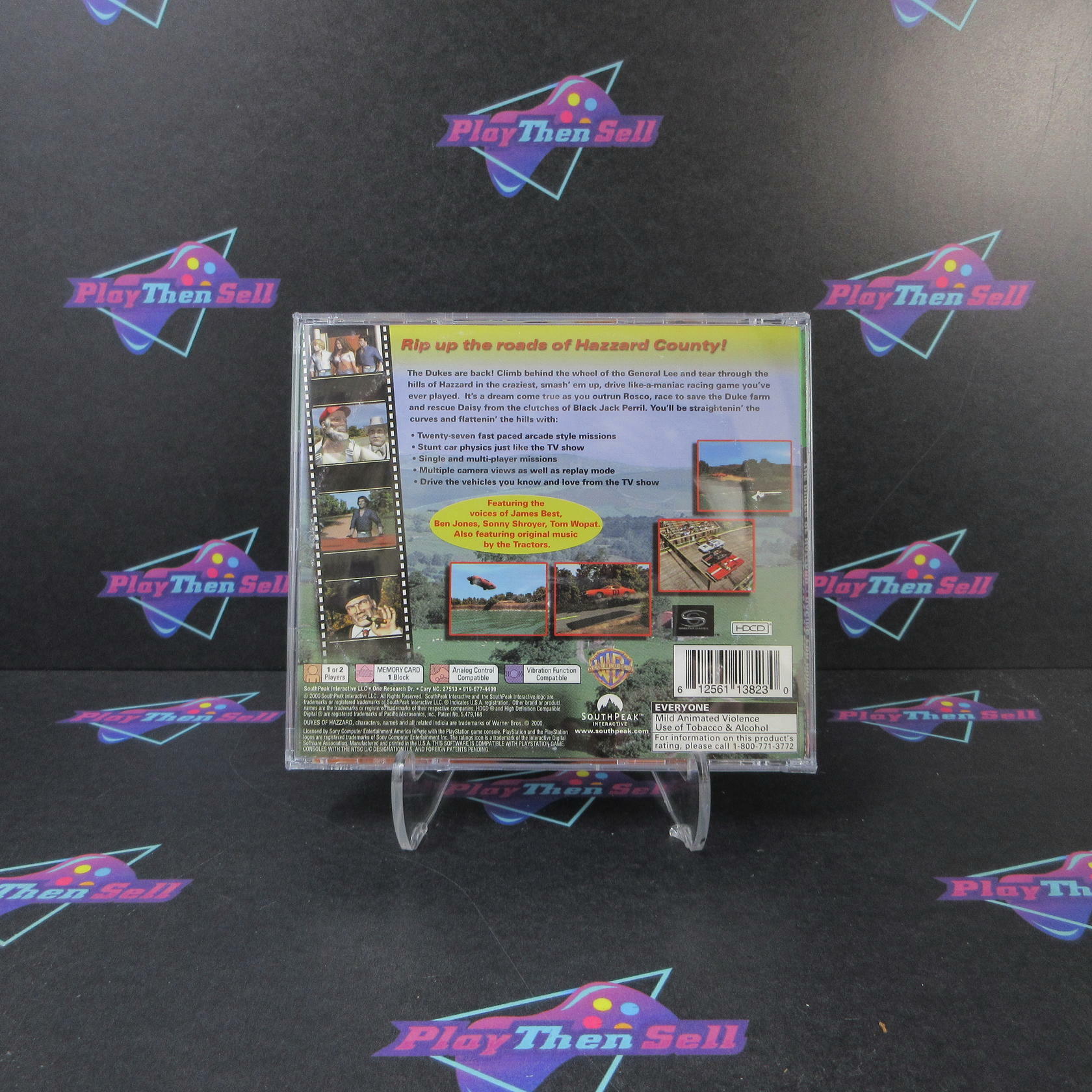 Dukes of Hazzard Racing for Home GH PS1 PlayStation 1 MD Complete CIB - Very Good
