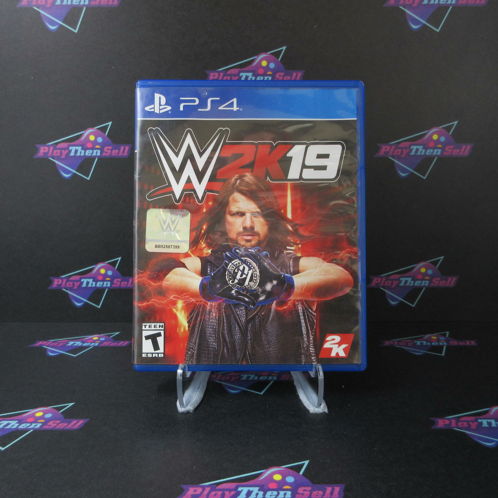 WWE 2K19 PS4 PlayStation 4 AD Complete CIB - Very Good