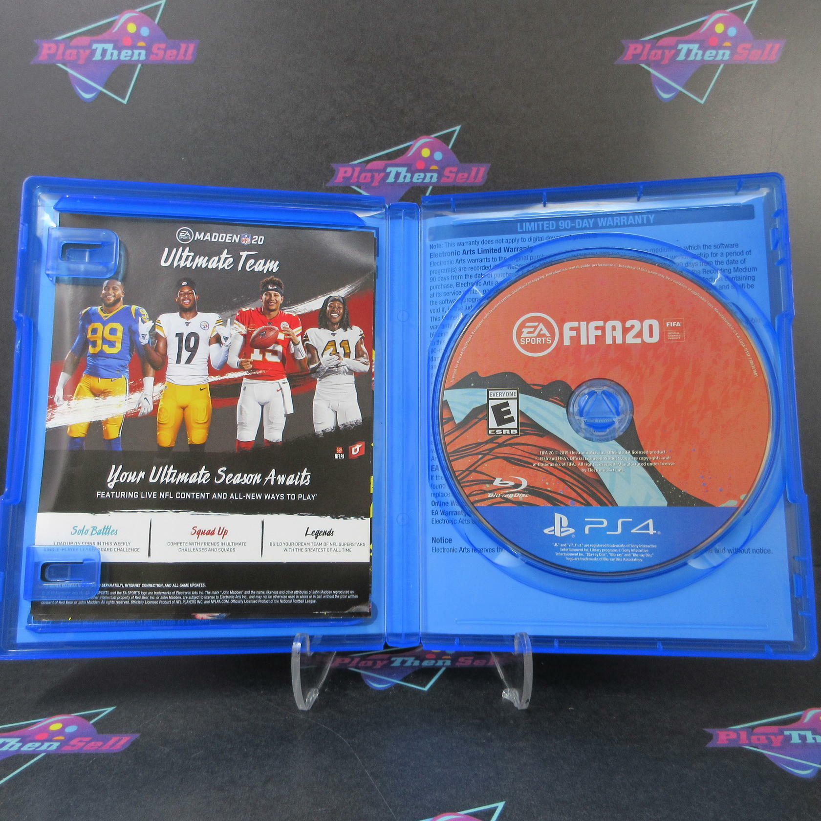 EA Sports Game Bundle Madden 20 and FIFA 20 PS4 PlayStation 4 - Like New