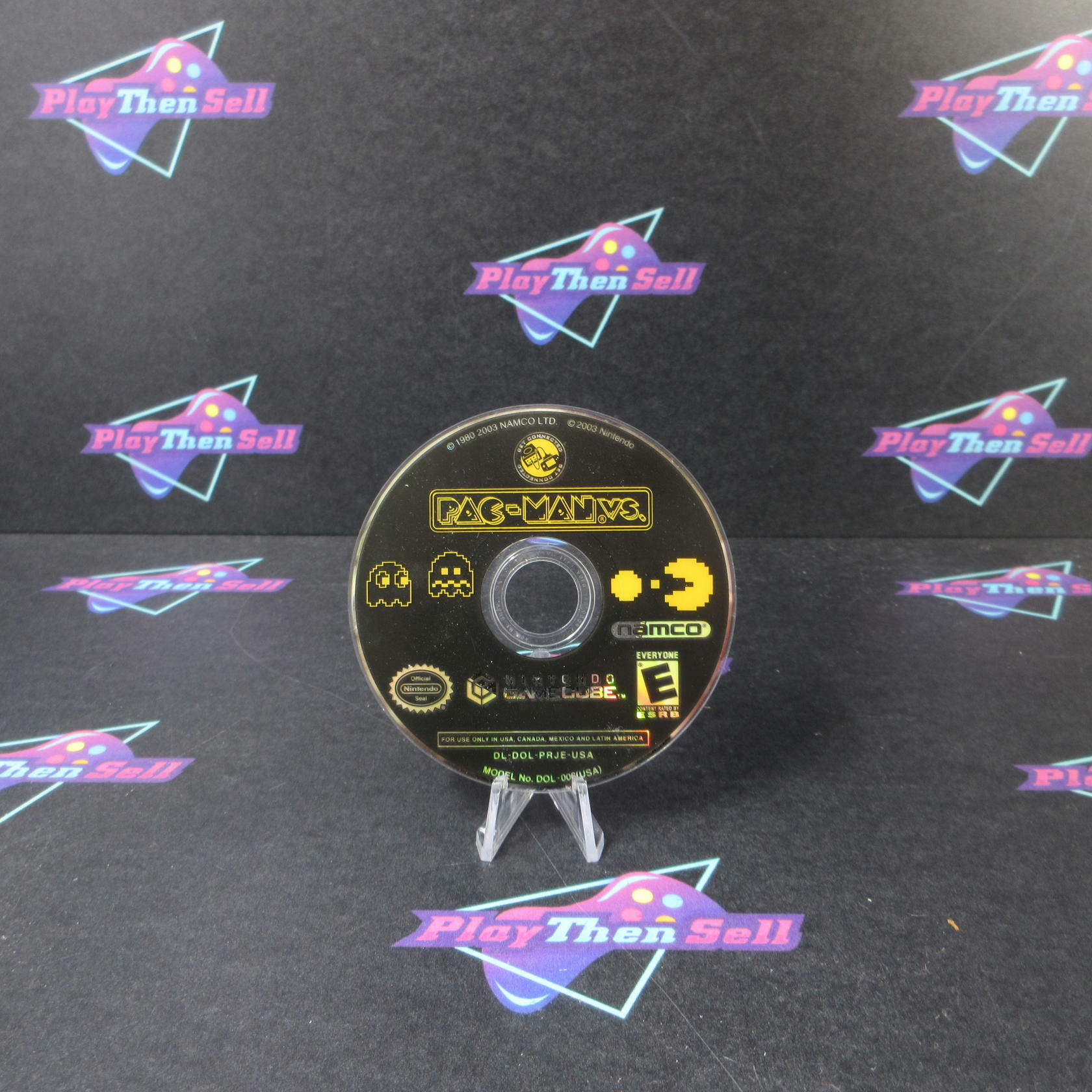 PacMan Vs Nintendo GameCube Disc Only Tested - Very Good