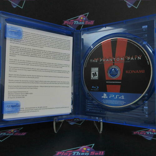Metal Gear Solid 5 V The Phantom Pain Day One PS4 PlayStation 4 - Like New