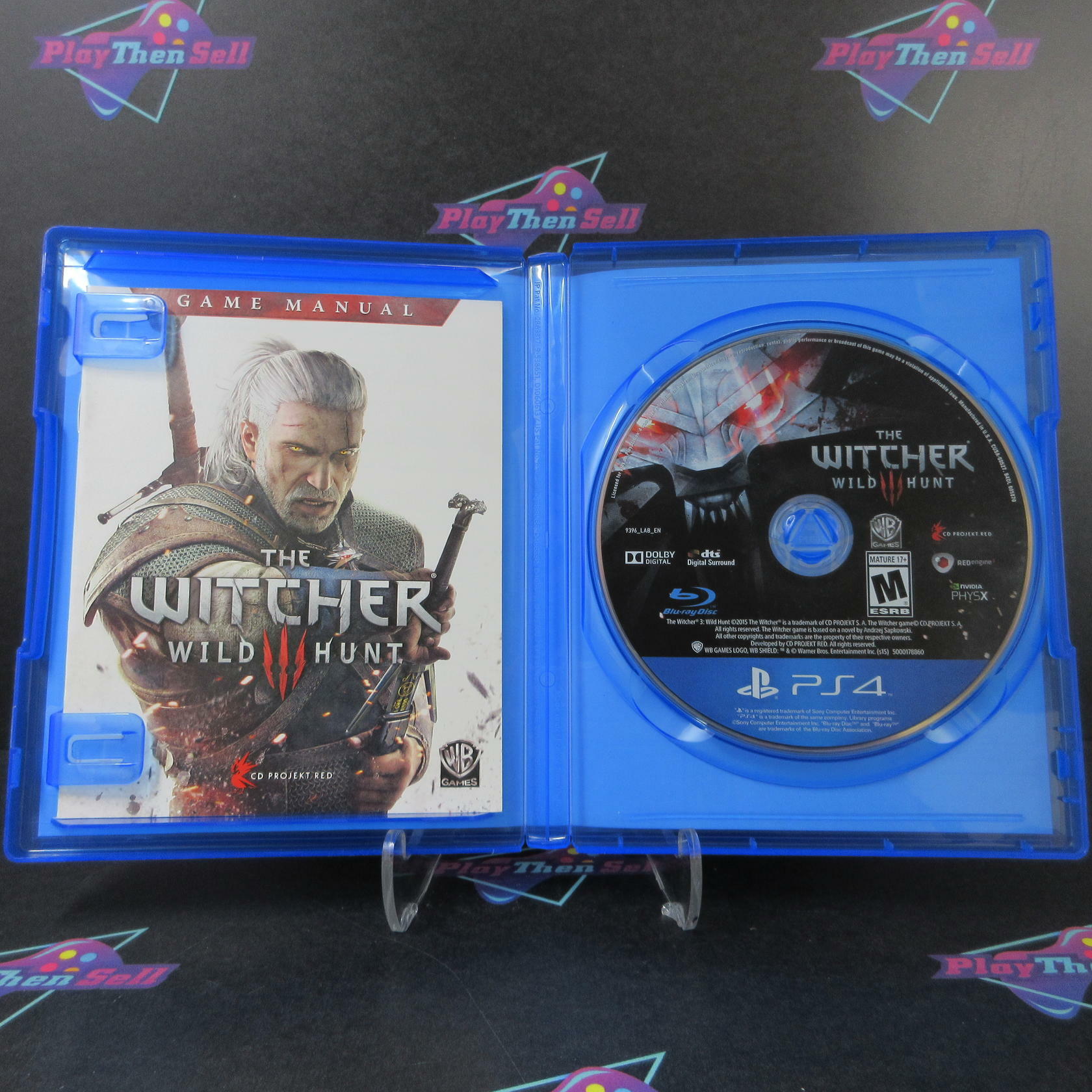 The Witcher 3 Wild Hunt PS4 PlayStation 4 + Soundtrack - Like New