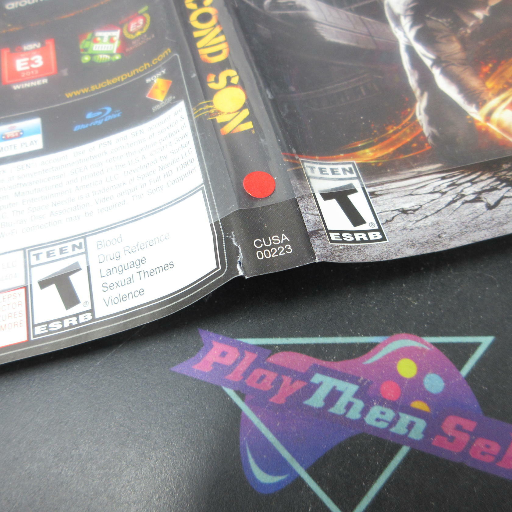 Infamous Second Son PS4 PlayStation 4 AD Complete CIB - Very Good