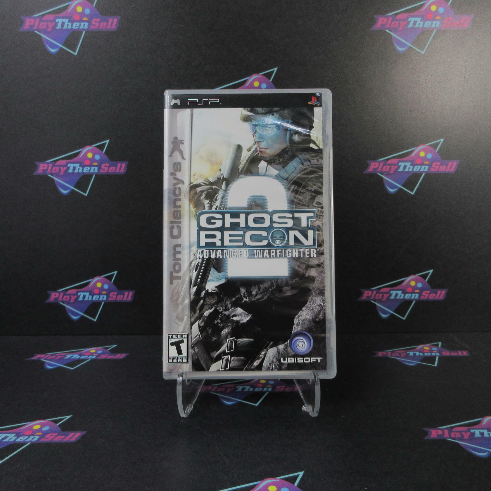 Tom Clancy's Ghost Recon Advanced Warfighter 2 Sony PSP Clear UMD - Like New