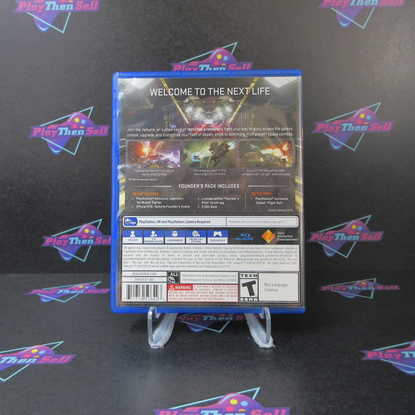 Eve Valkyrie PS4 PlayStation 4 PSVR - Like New