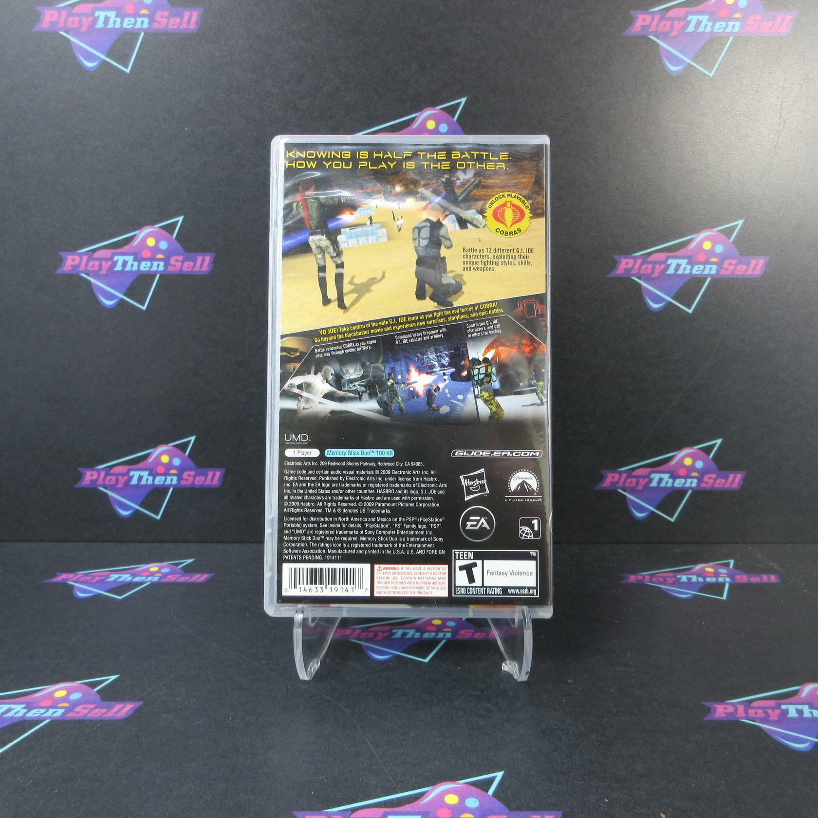 G.I. Joe The Rise of Cobra Sony PSP AD Complete CIB - Very Good
