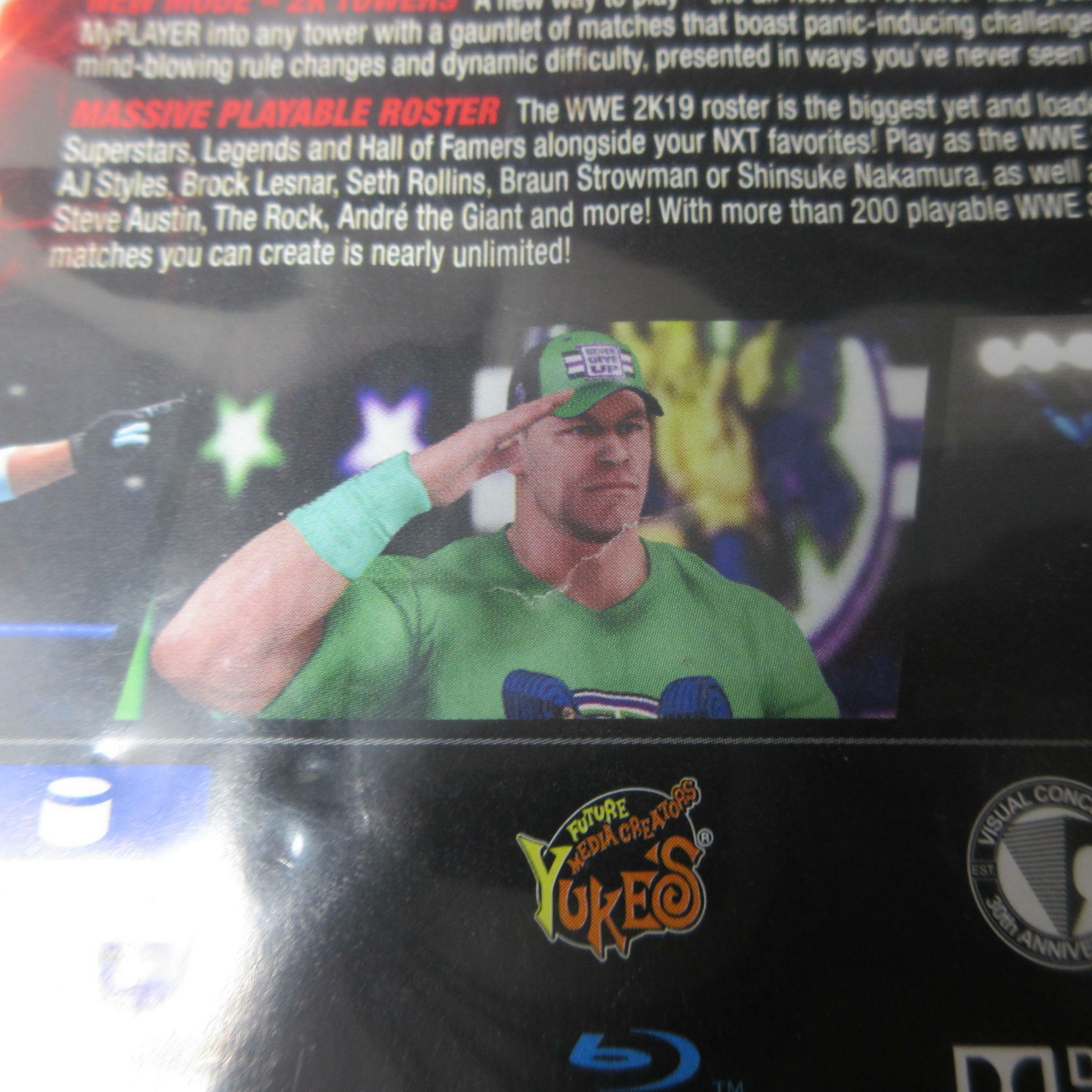 WWE 2K19 PS4 PlayStation 4 AD Complete CIB - Very Good