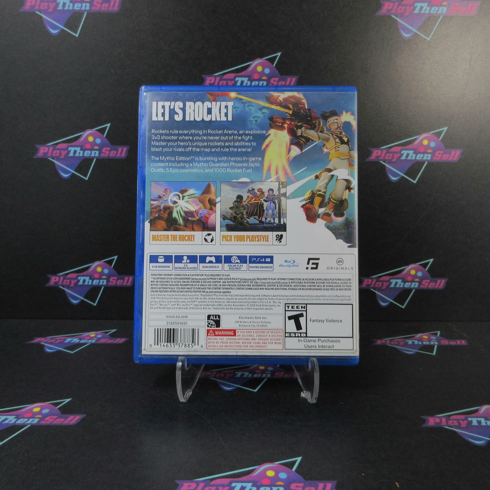 Rocket Arena Mythic Edition PS4 PlayStation 4 AD Complete CIB - Very Good