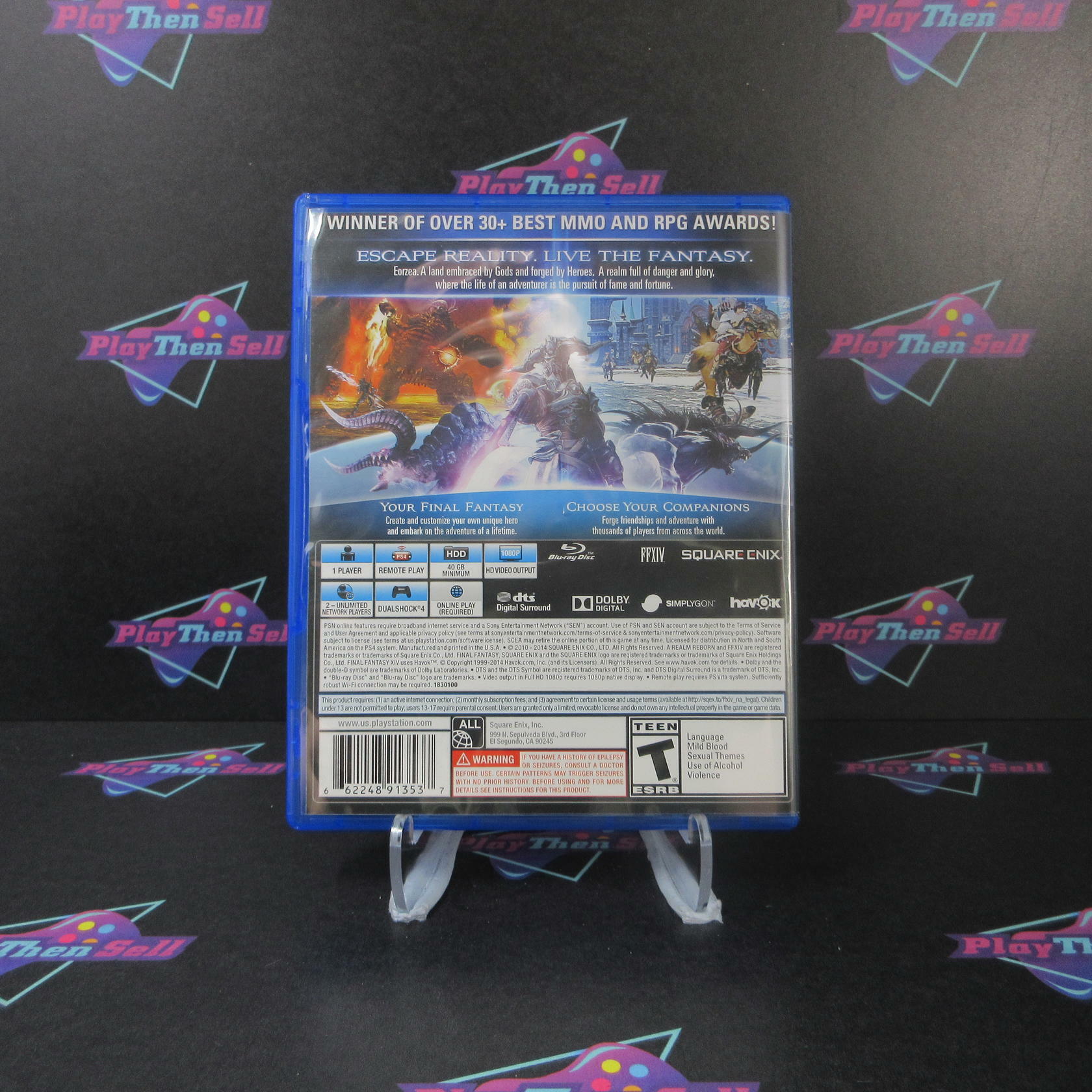 Final Fantasy XIV Realm Reborn PS4 PlayStation 4 - Like New