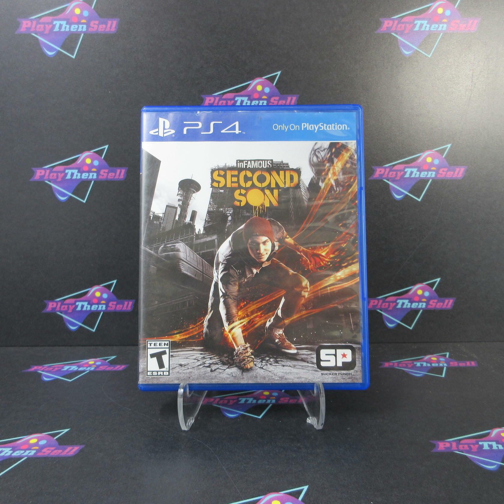 Infamous Second Son PS4 PlayStation 4 AD Complete CIB - Very Good