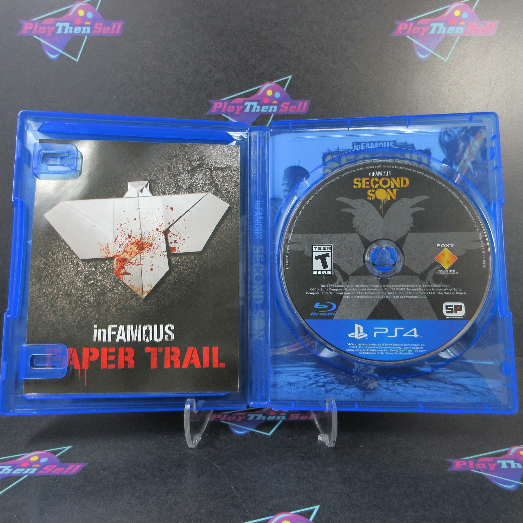 Infamous Second Son PS4 PlayStation 4 AD Complete CIB - Very Good