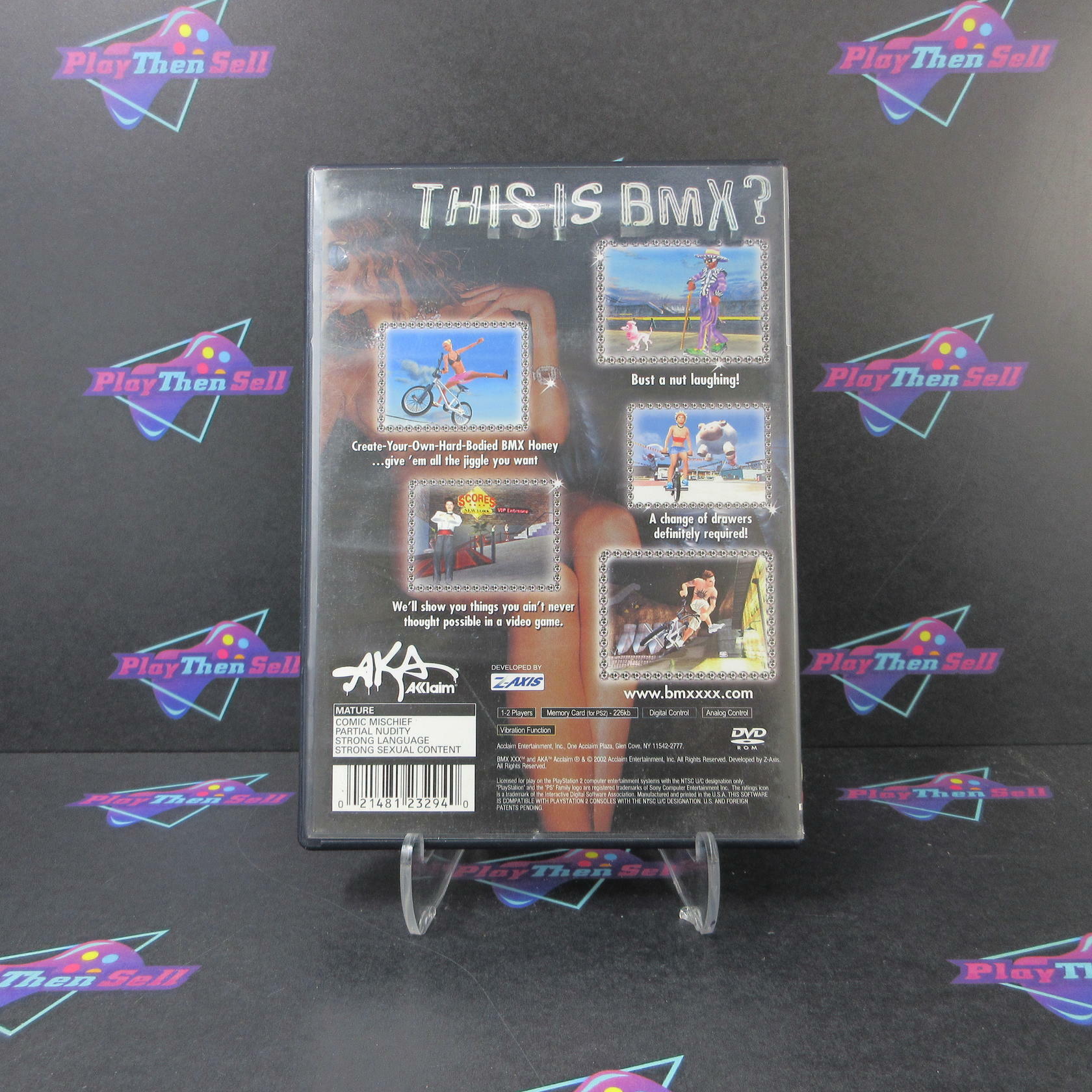 BMX XXX PS2 PlayStation 2 MD + Reg Card Complete CIB - Very Good