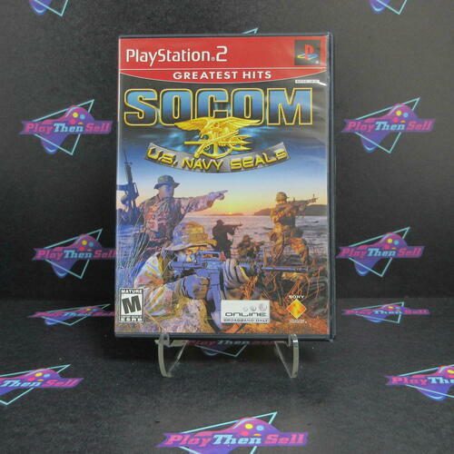 SOCOM U.S. Navy Seals PS2 PlayStation 2 GH + Reg Card - Like New