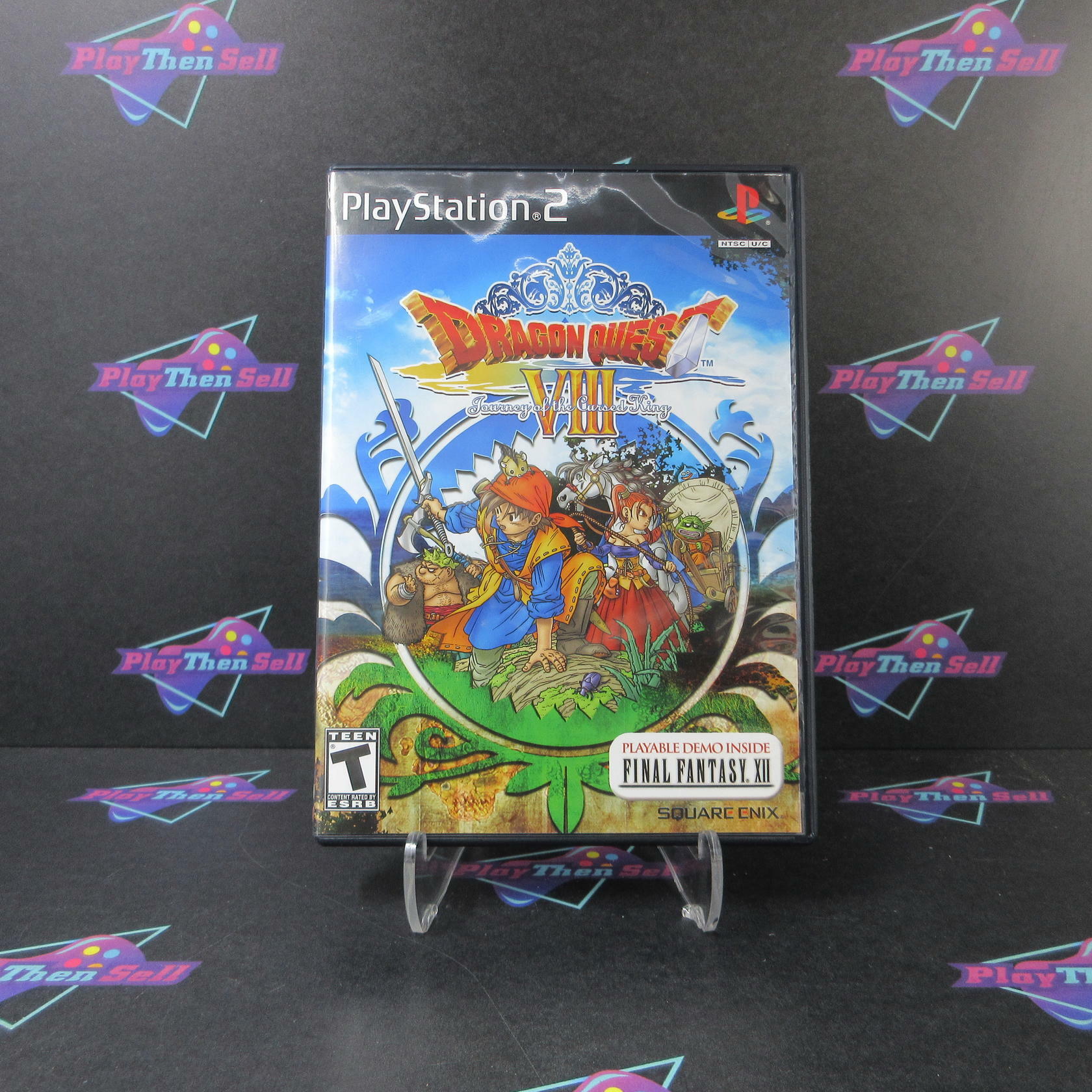 Dragon Quest VIII Journey of the Cursed King No Demo PlayStation 2 AD/MD + Reg - Very Good