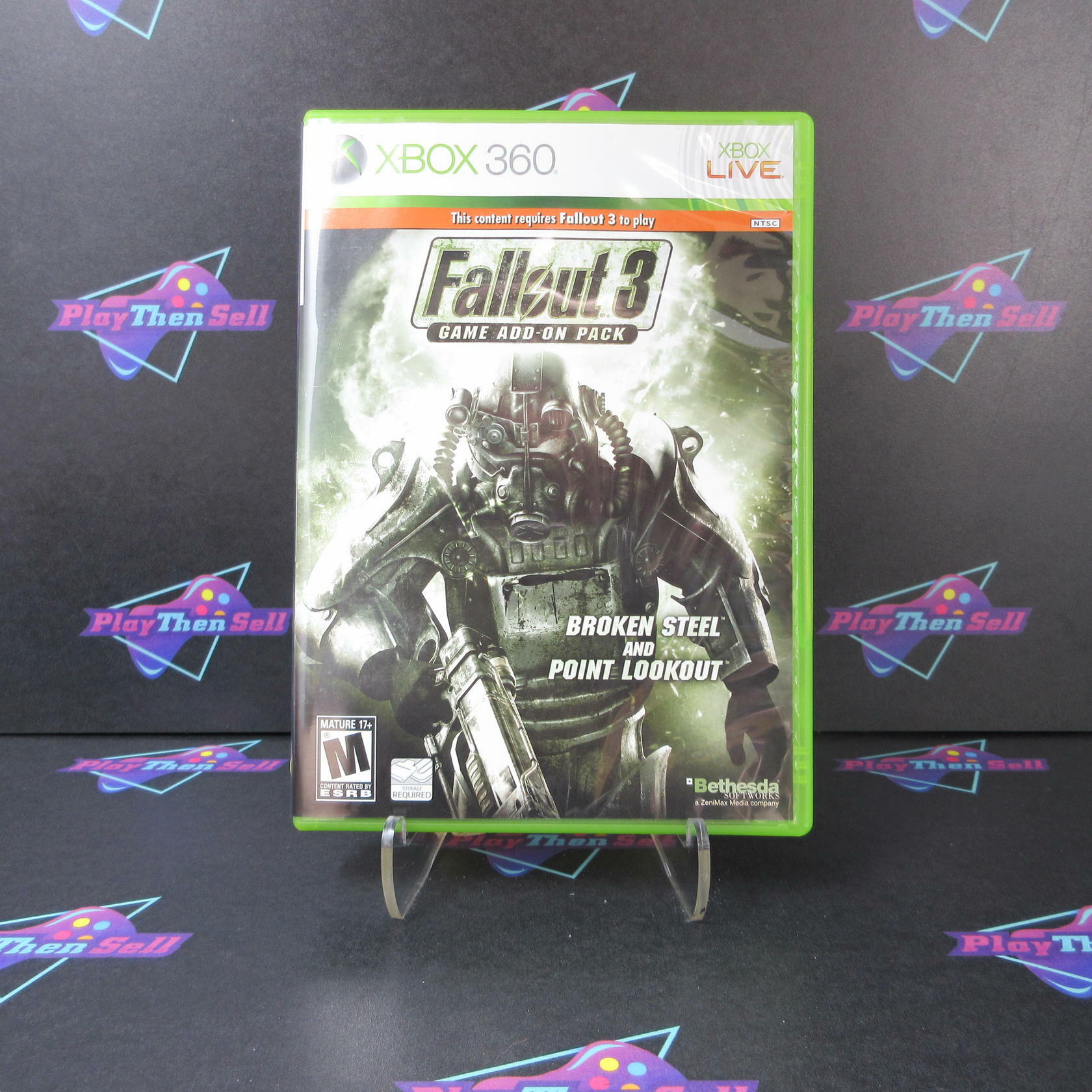 Fallout 3 Add-On Pack Broken Steel and Point Lookout Xbox 360 - Like New