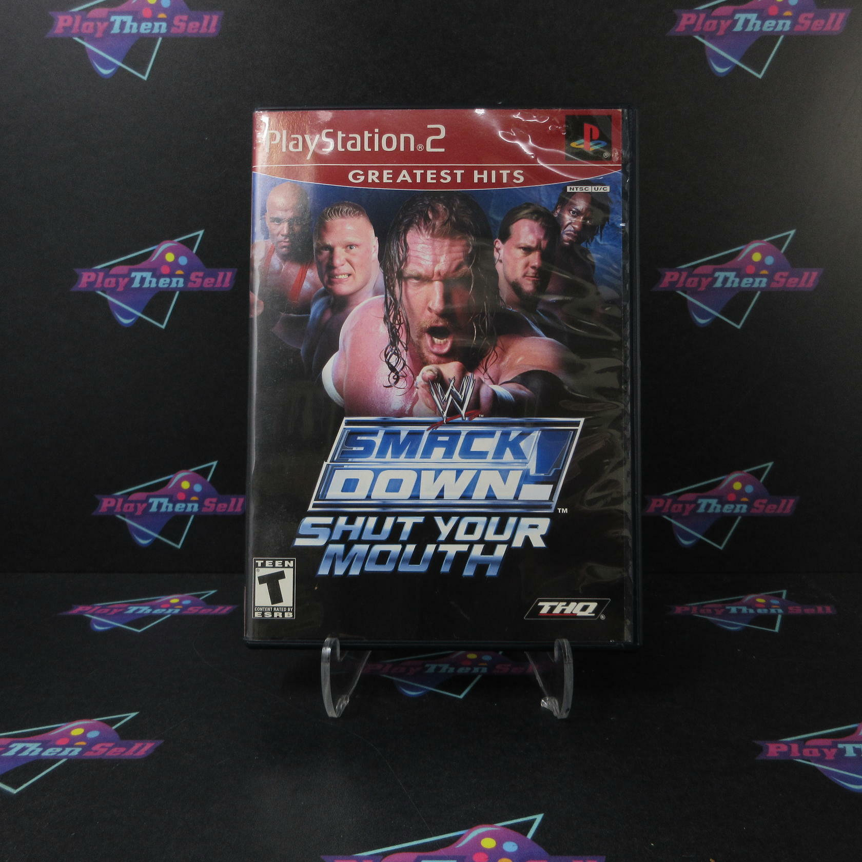 WWE Smackdown! Shut Your Mouth GH PS2 PlayStation 2 AD Complete CIB - Very Good