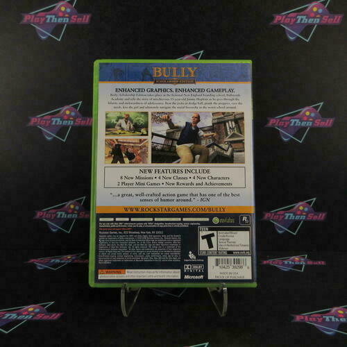 Bully Scholarship Edition Xbox 360 + Poster - Like New