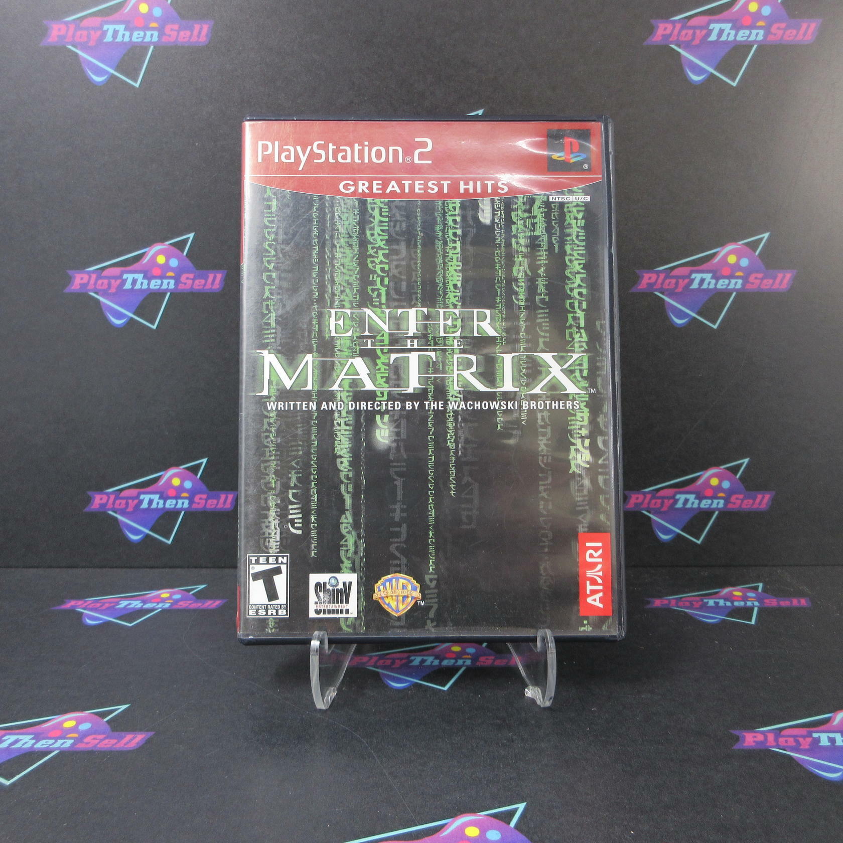 Enter The Matrix PS2 PlayStation 2 GH Complete - Very Good
