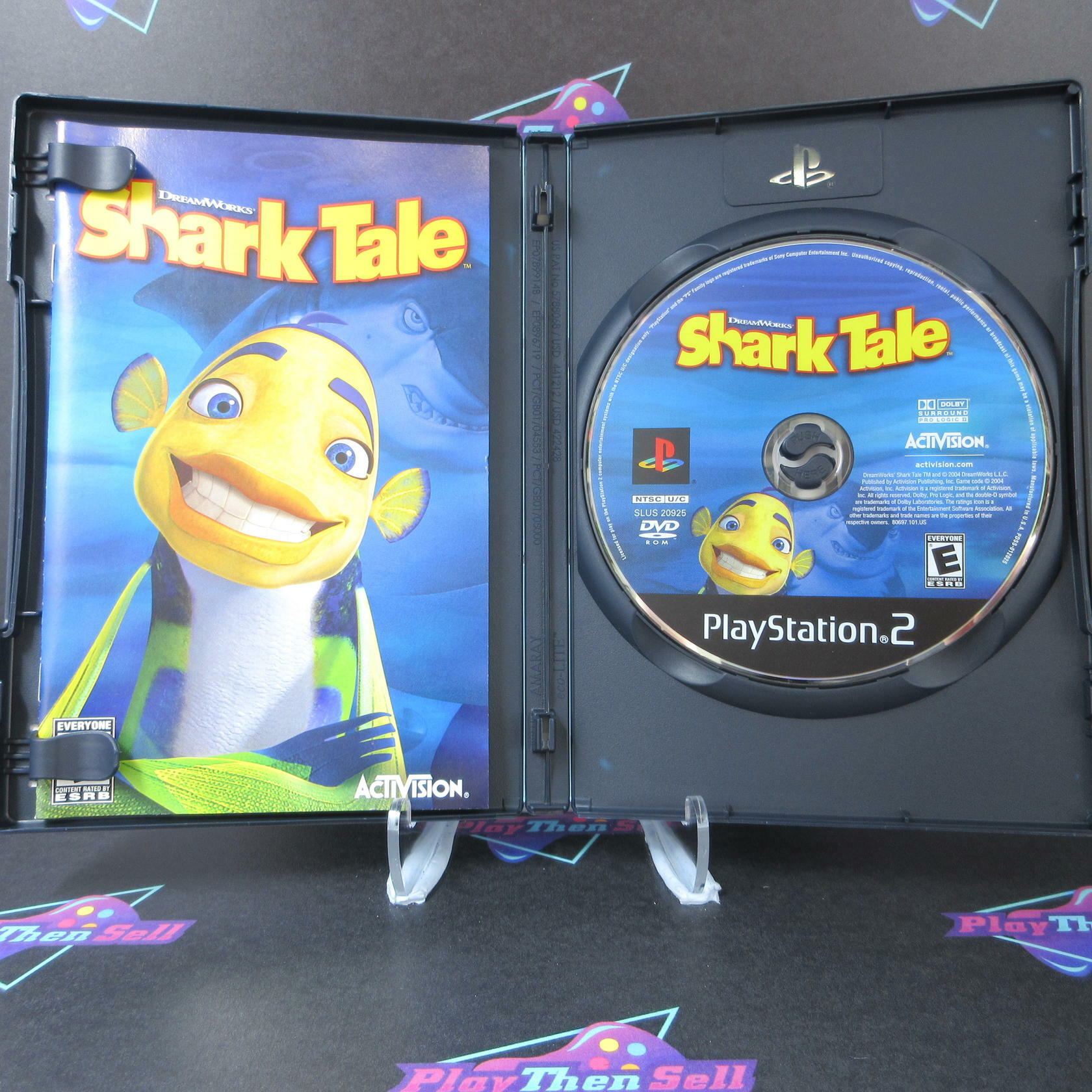 Shark Tale PS2 PlayStation 2 - Like New