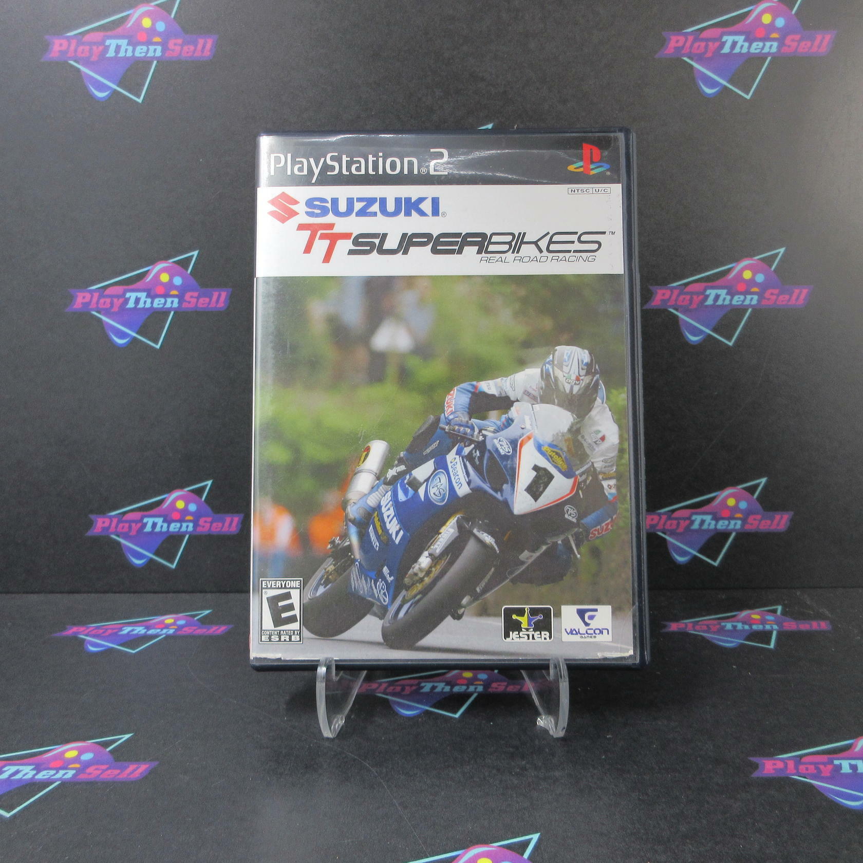 Suzuki Superbikes PS2 PlayStation 2 AD Complete CIB - Very Good
