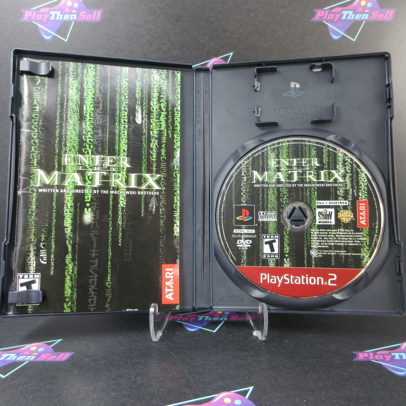 Enter The Matrix PS2 PlayStation 2 GH Complete - Very Good