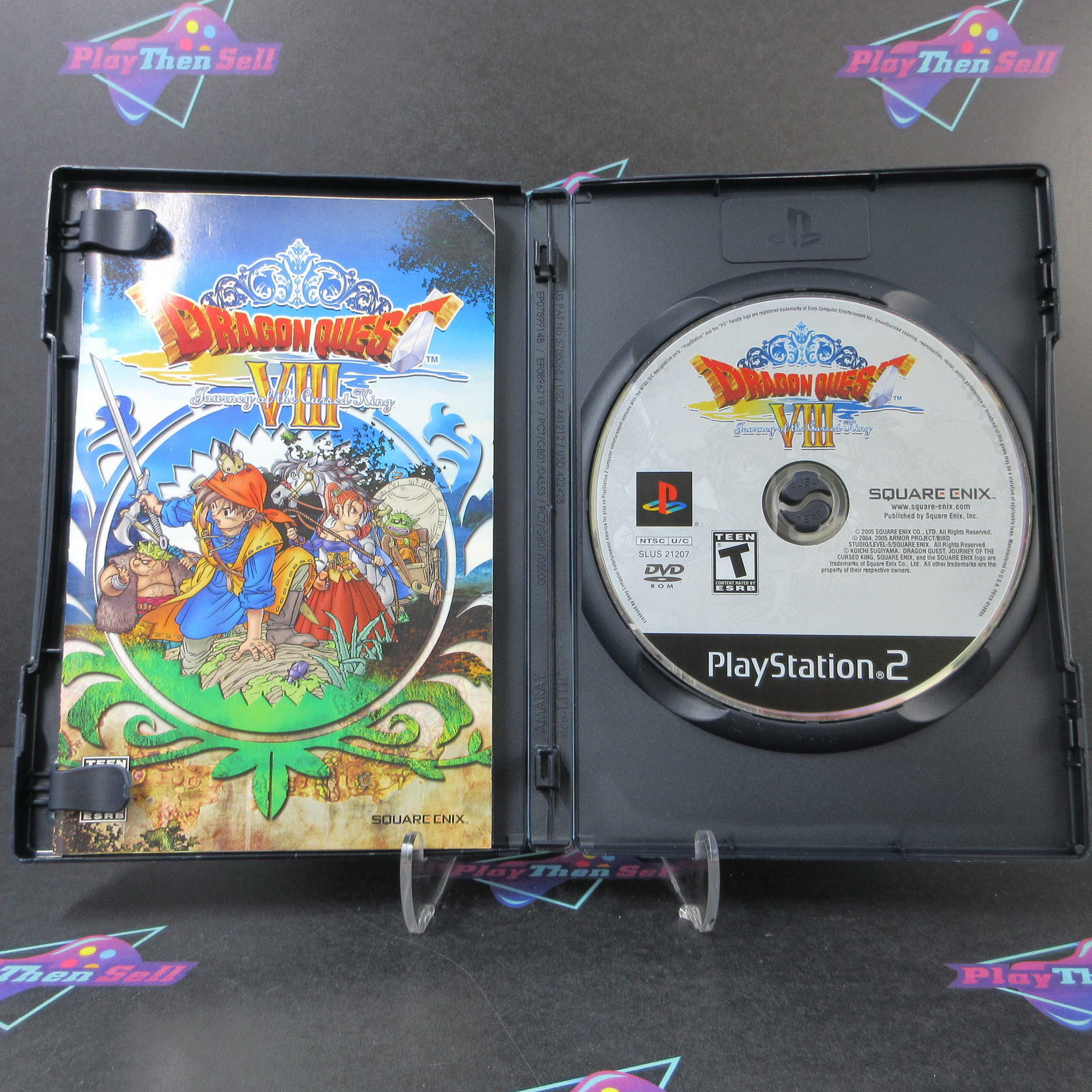 Dragon Quest VIII Journey of the Cursed King No Demo PlayStation 2 AD/MD + Reg - Very Good