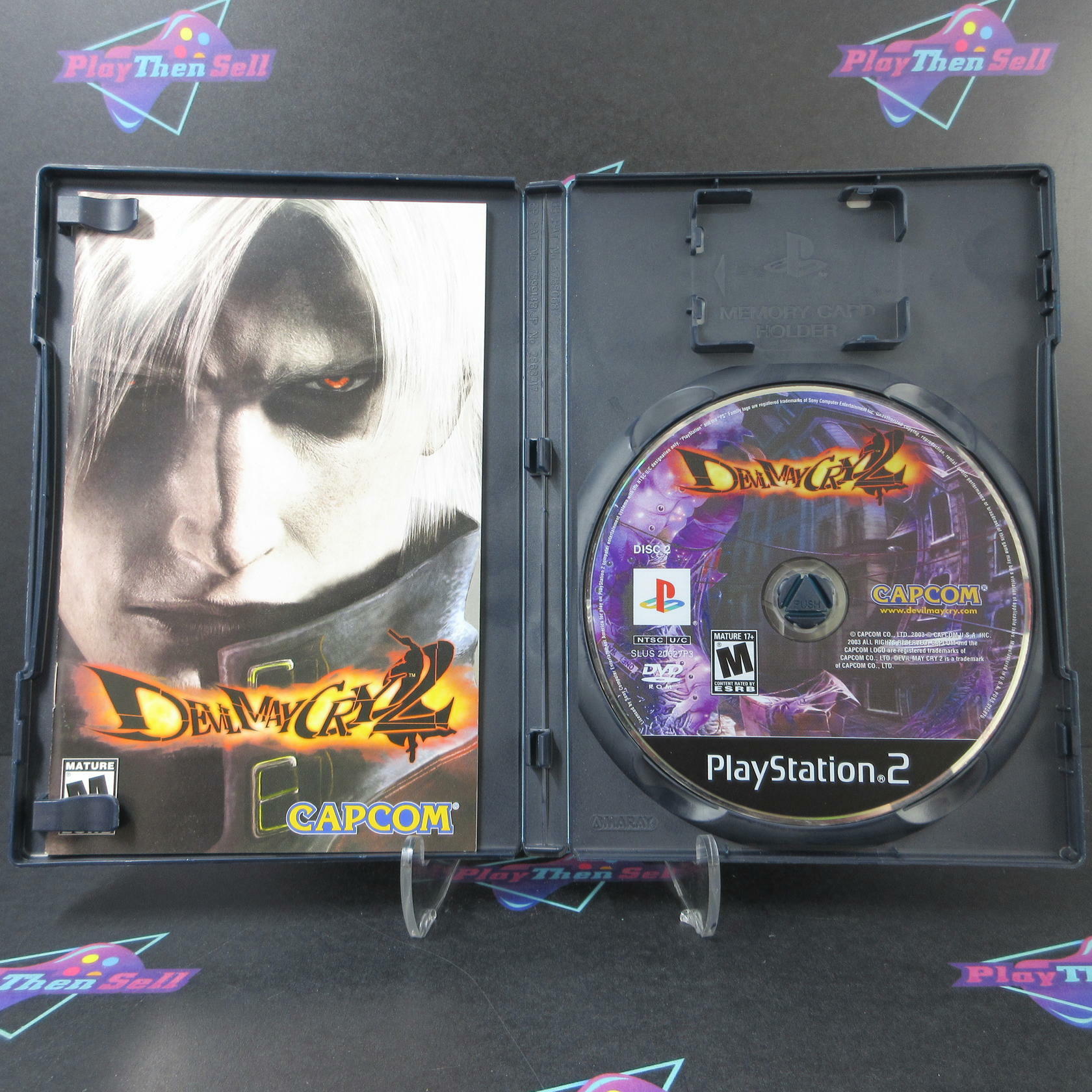 Devil May Cry 2 PS2 PlayStation 2 AD Complete CIB - Very Good