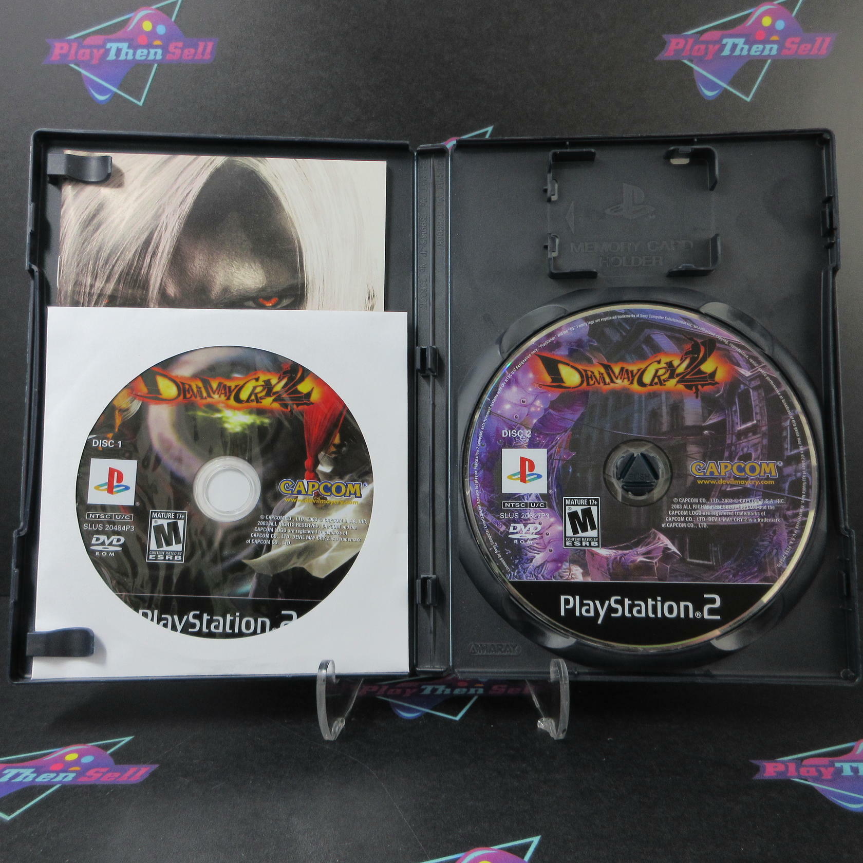 Devil May Cry 2 PS2 PlayStation 2 AD Complete CIB - Very Good