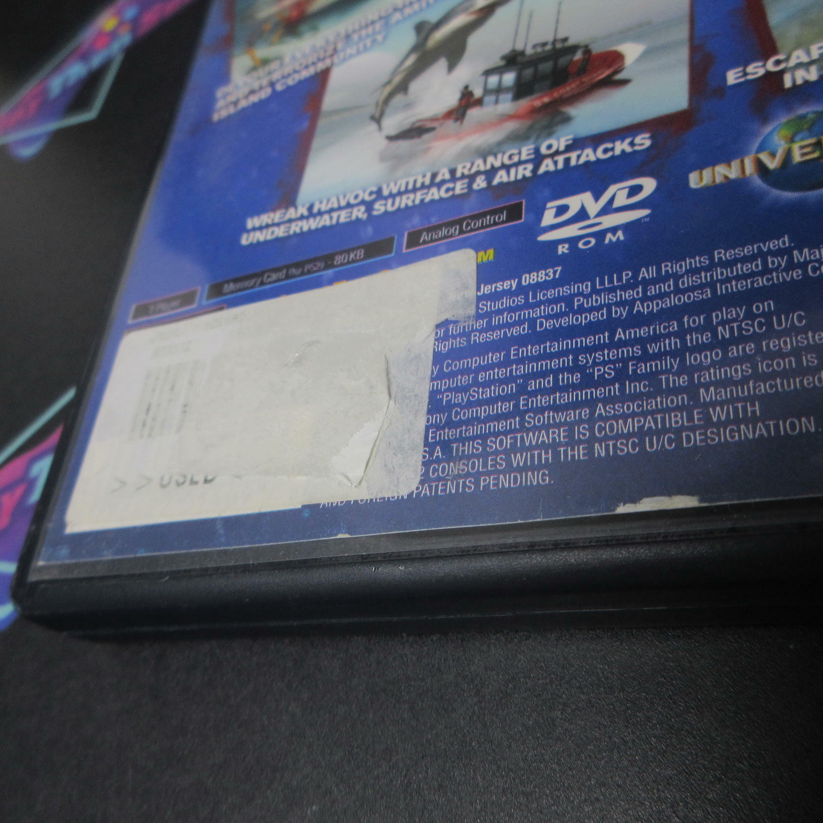 Jaws Unleashed PS2 PlayStation 2 AD Complete CIB - Very Good