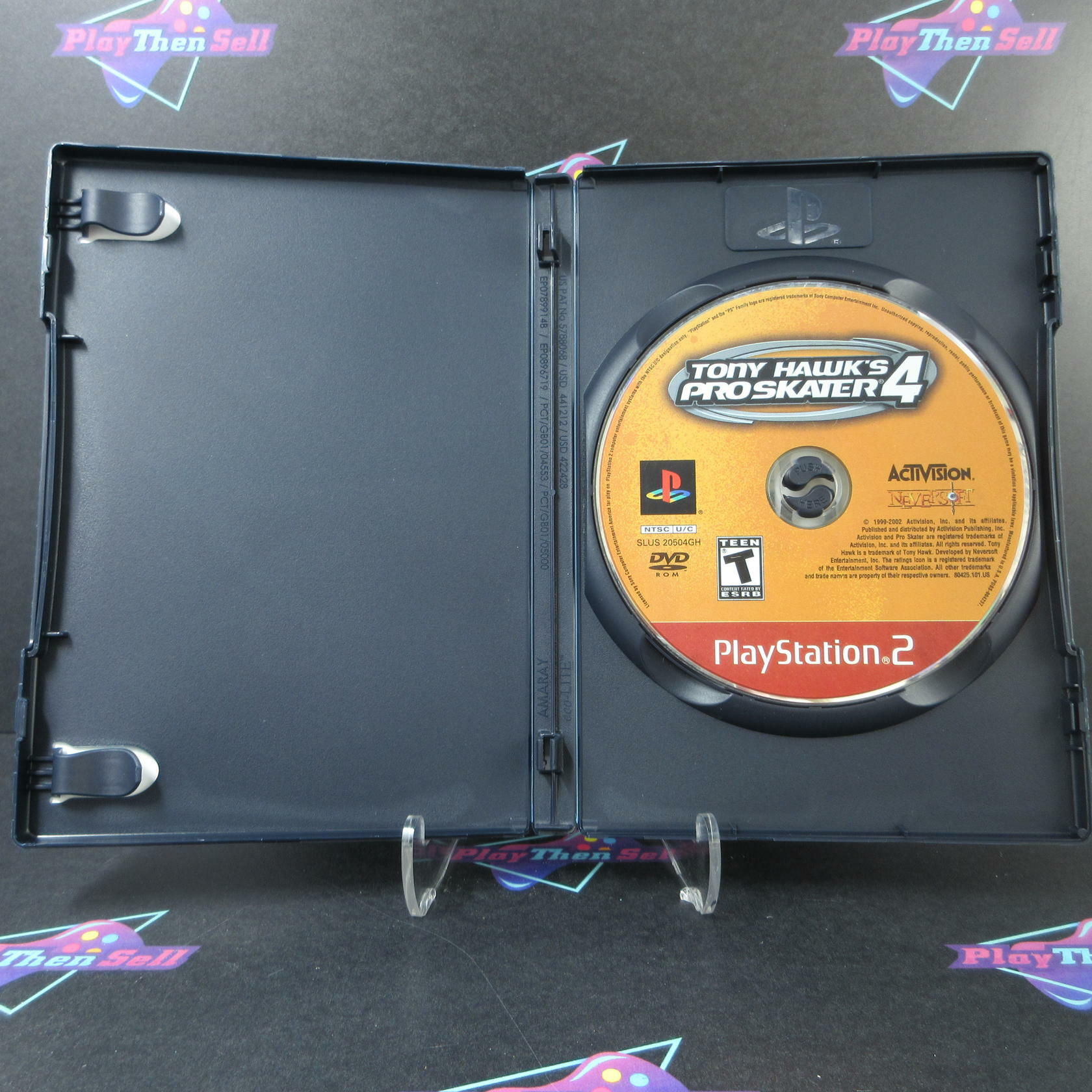 Tony Hawk's Pro Skater 4 GH PS2 PlayStation 2 AD/NM - Very Good