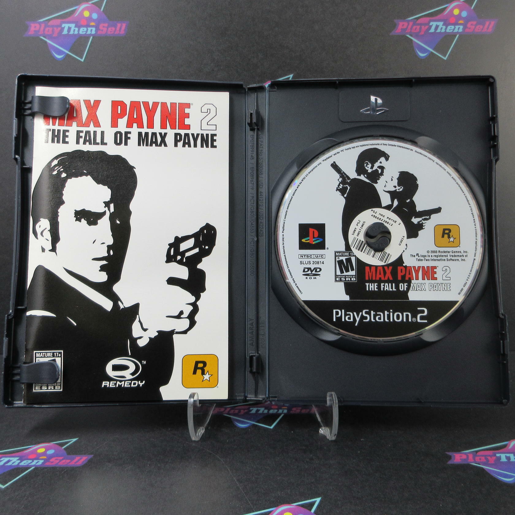 Max Payne 2 The Fall of Max Payne PS2 PlayStation 2 DD Complete CIB - Very Good