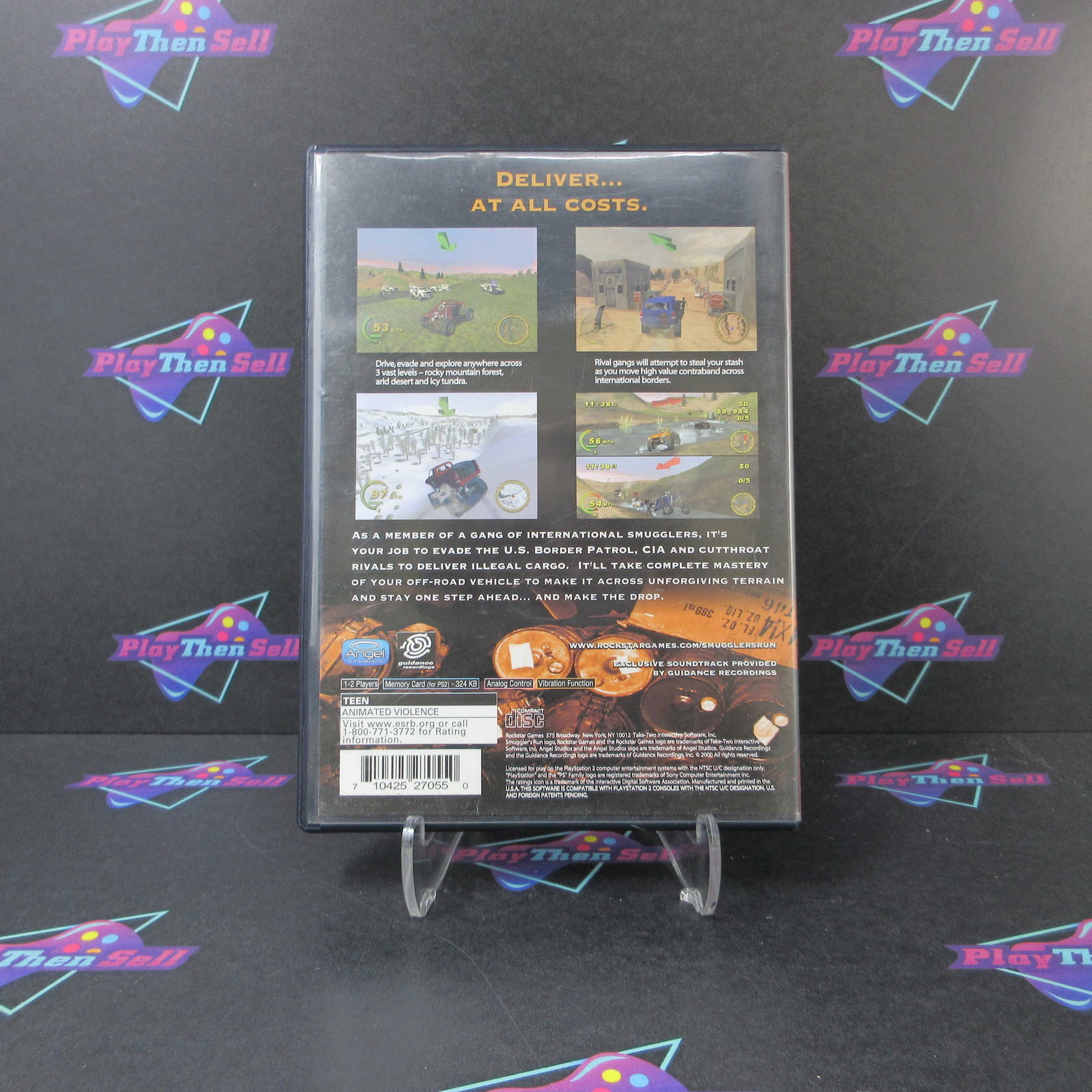 Smugglers Run GH PS2 PlayStation 2 AD/MD Complete CIB - Very Good