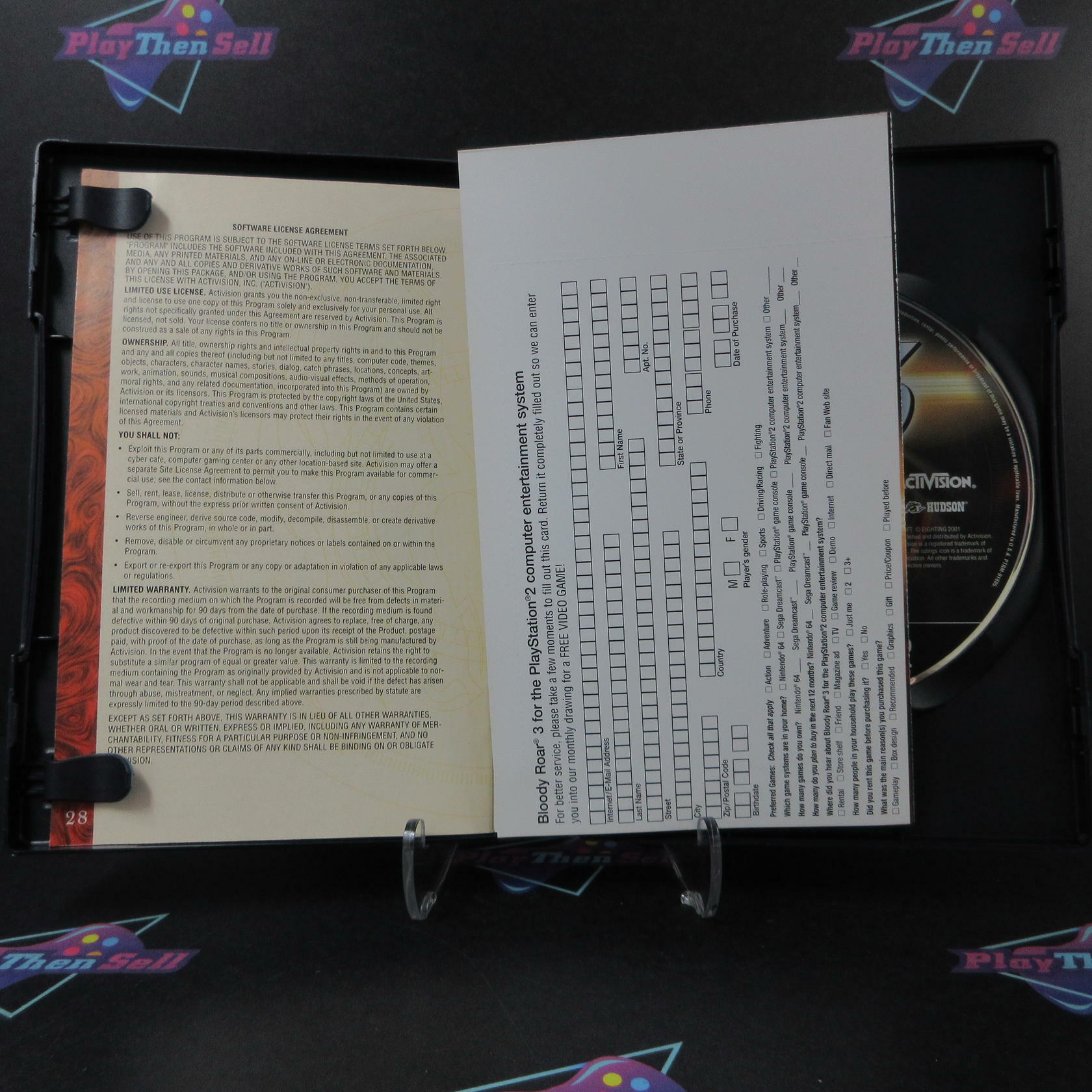 Bloody Roar 3 PS2 PlayStation 2 MD + Reg Card Complete CIB - Very Good
