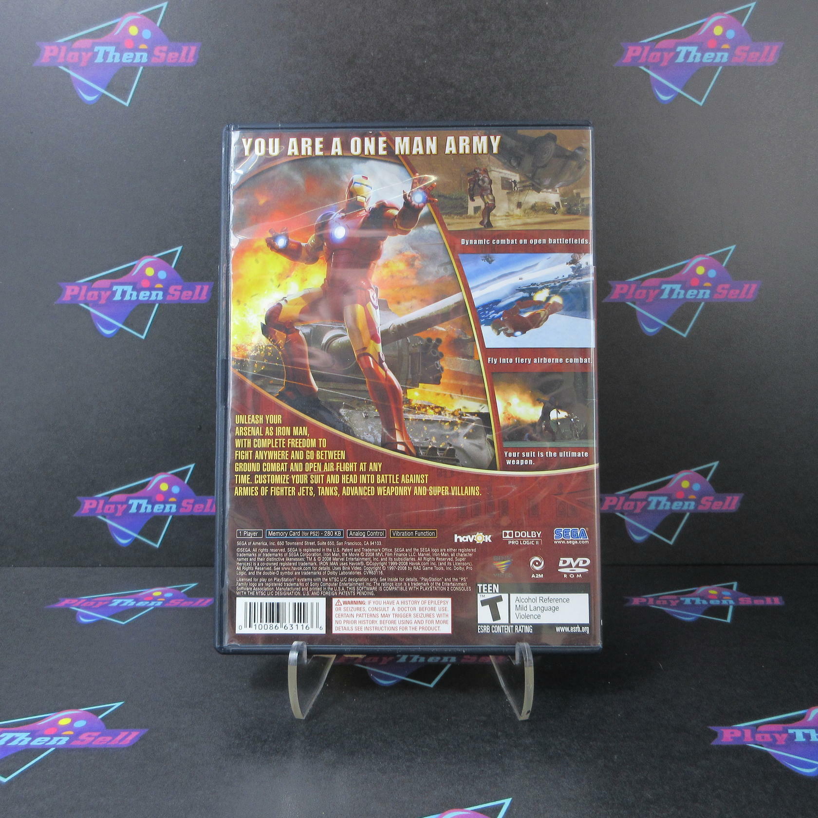 Iron Man PS2 PlayStation 2 - Like New