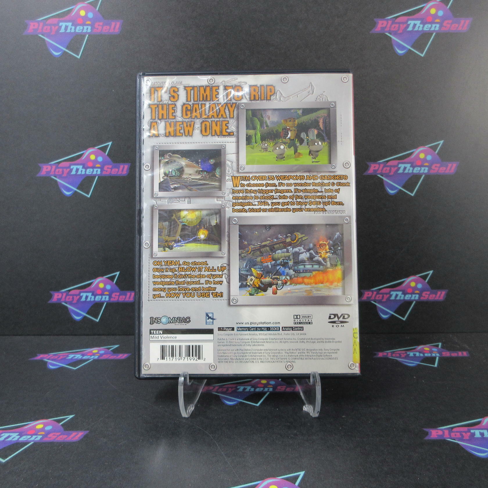 Ratchet & Clank GH PS2 PlayStation 2 AD/NM - Very Good