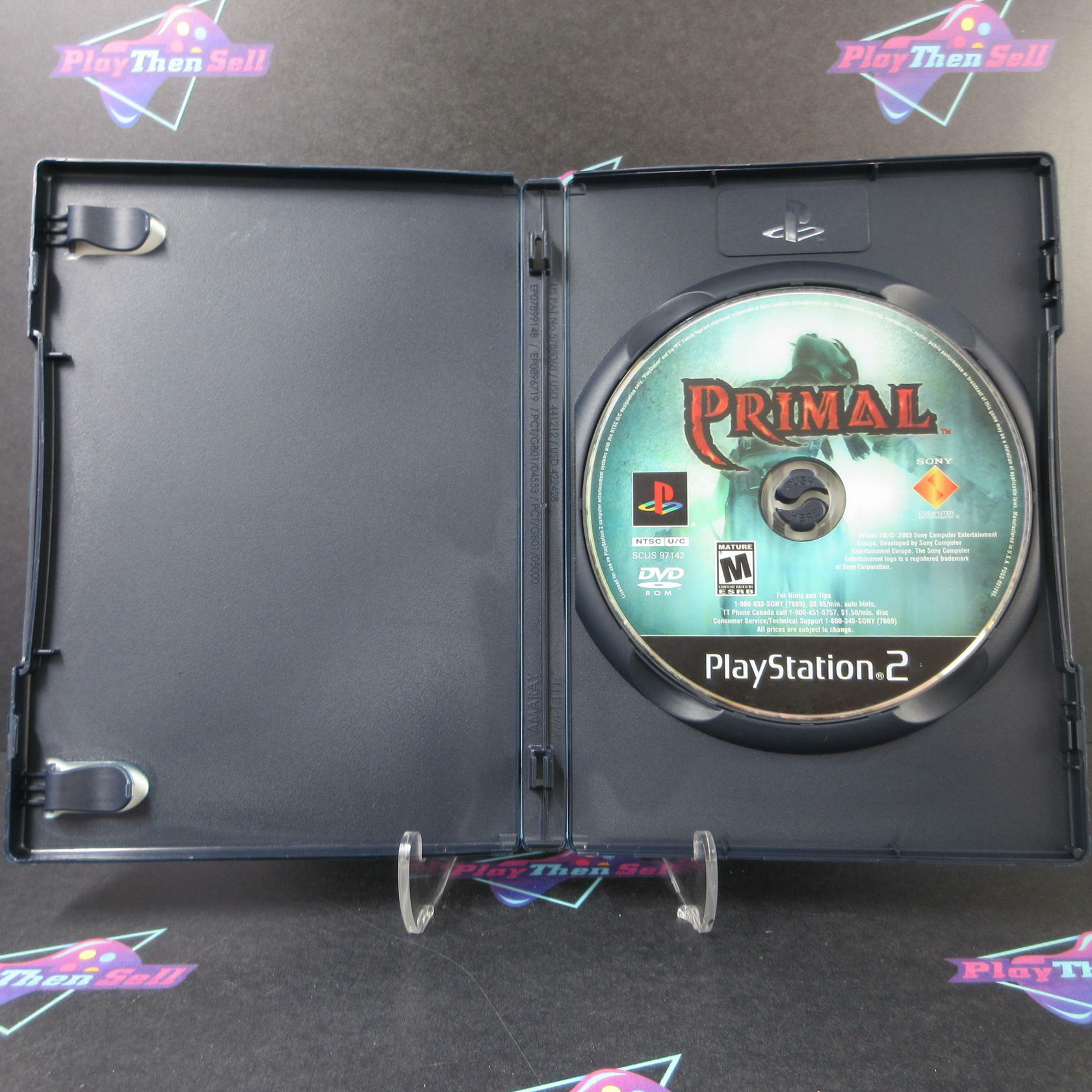 Primal PS2 PlayStation 2 AD/NM - Very Good