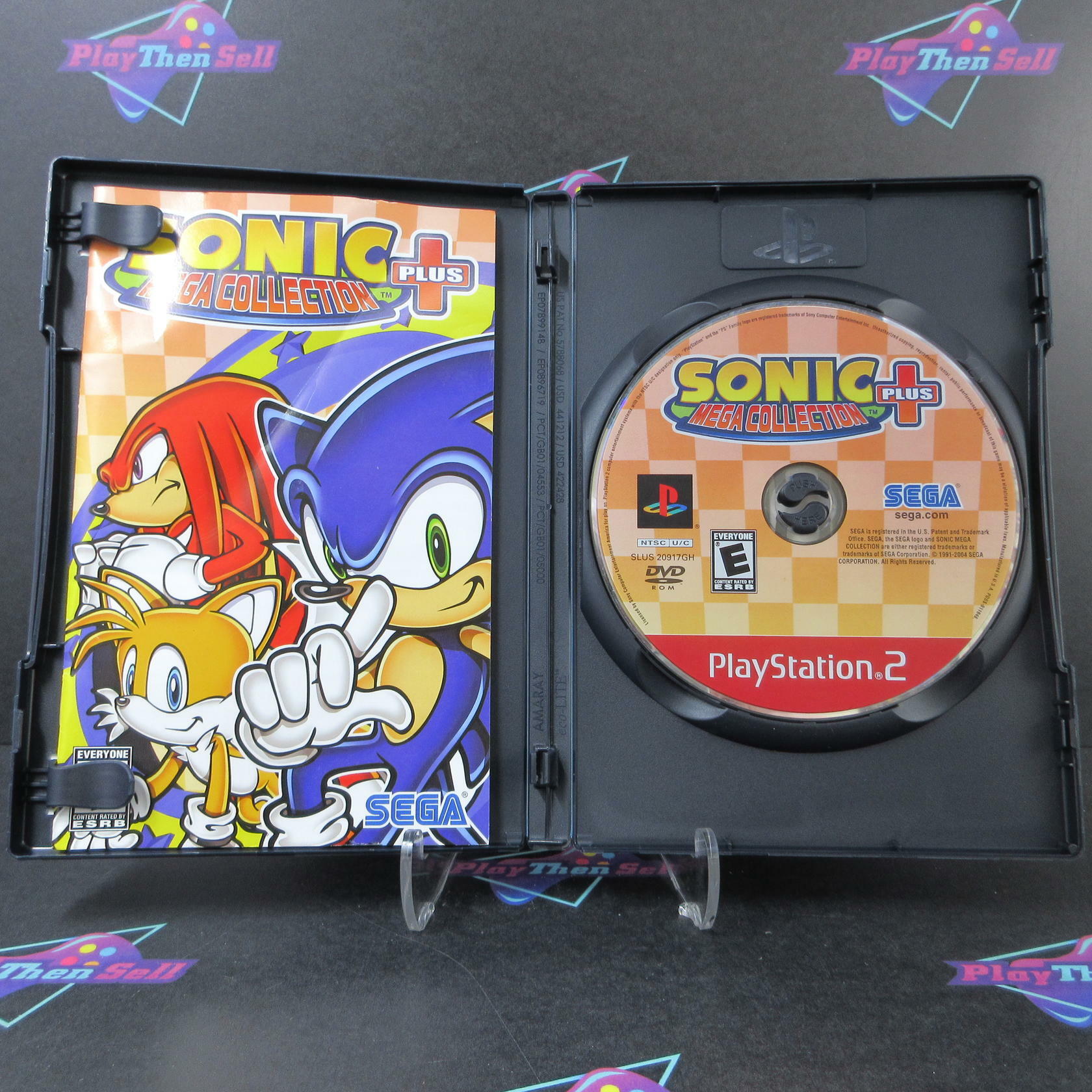 Sonic Mega Collection GH PS2 PlayStation 2 MD Complete CIB - Very Good