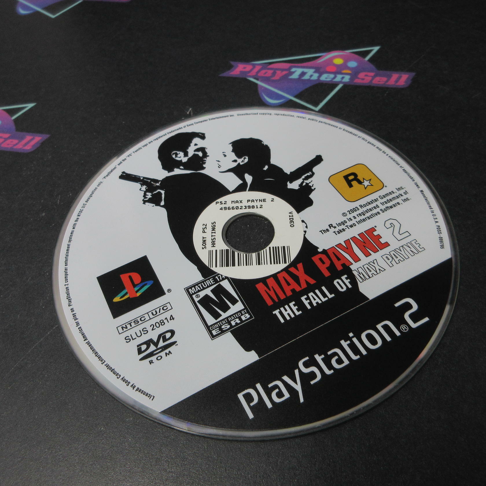 Max Payne 2 The Fall of Max Payne PS2 PlayStation 2 DD Complete CIB - Very Good