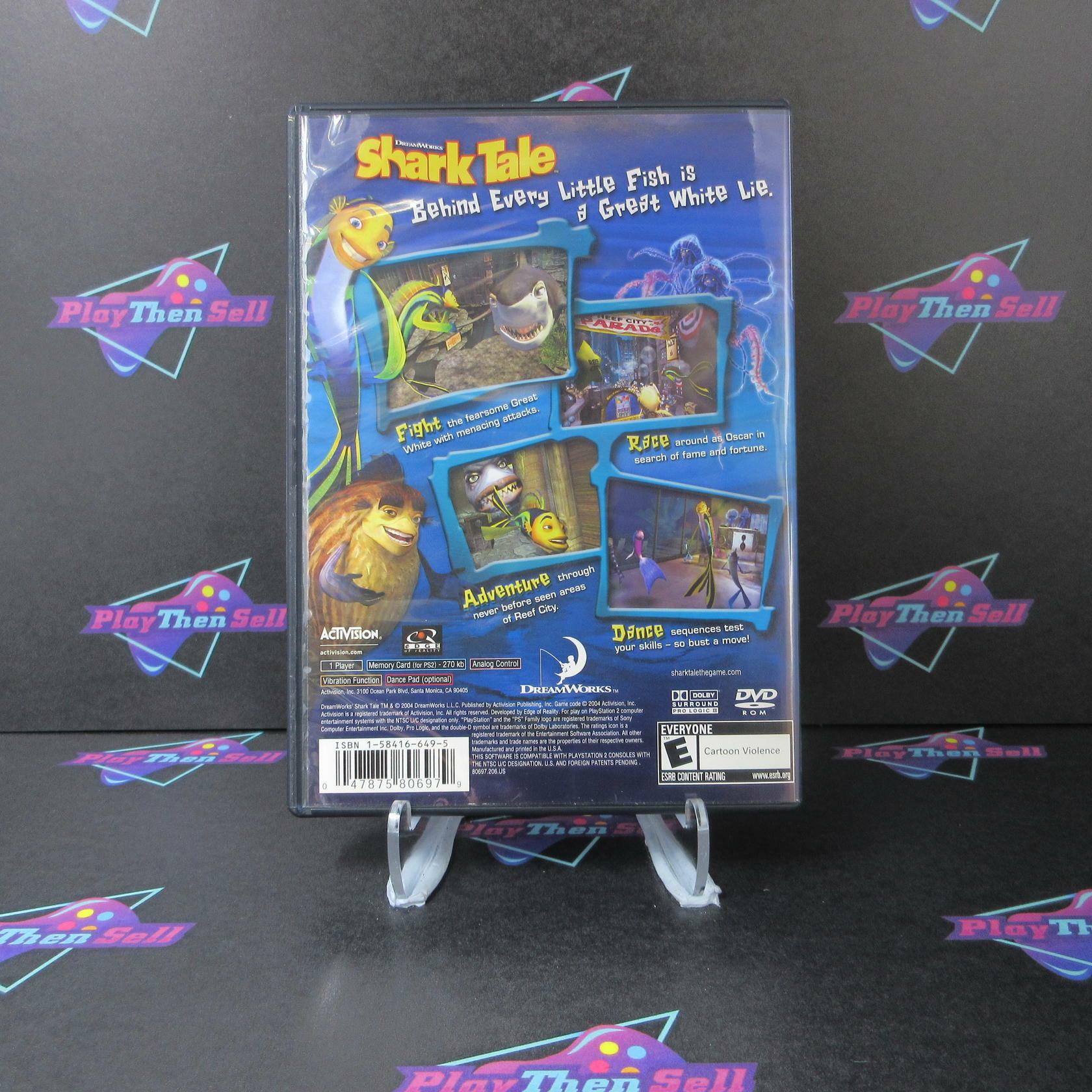 Shark Tale PS2 PlayStation 2 - Like New