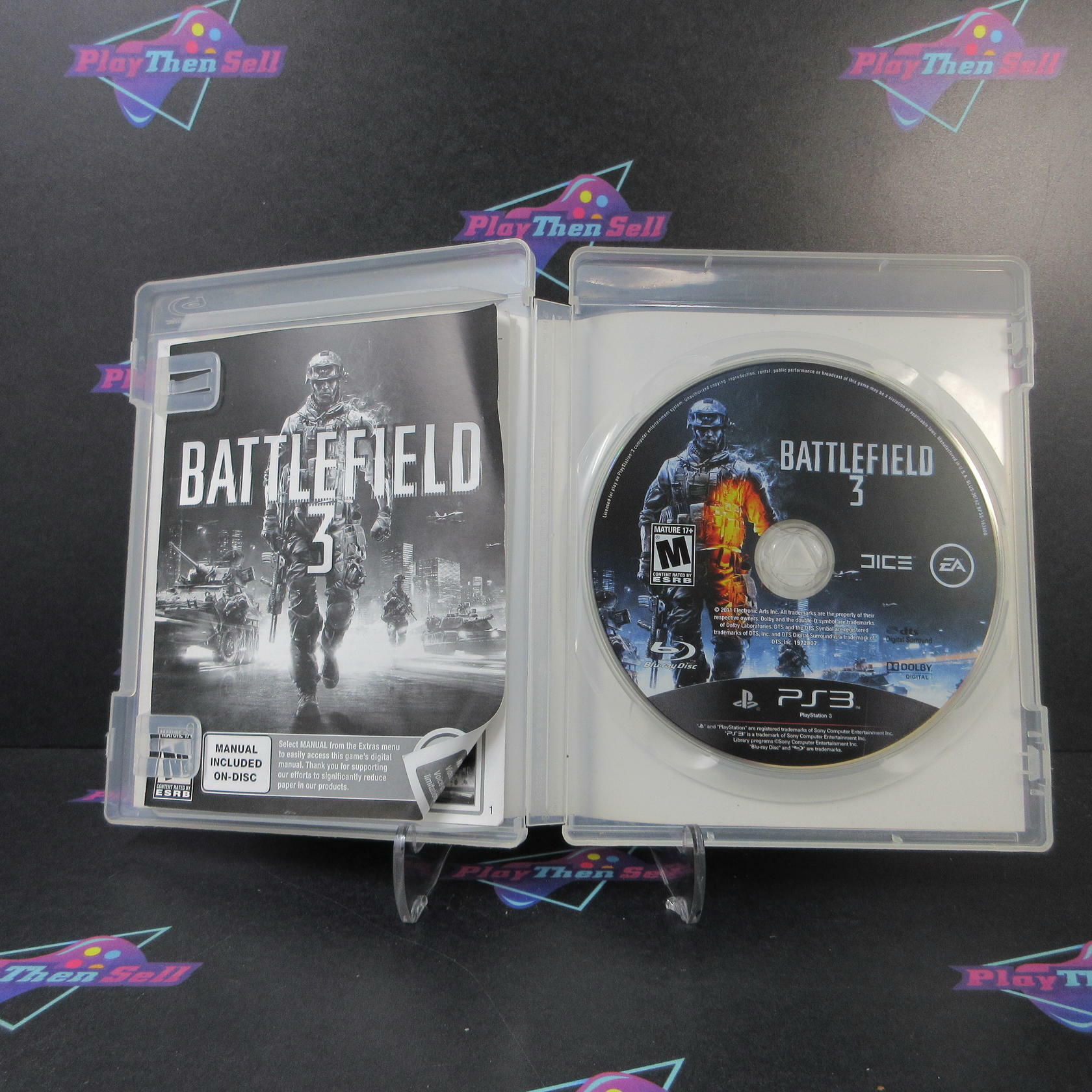 Battlefield 3 PS3 PlayStation 3 AD/MD Complete CIB - Very Good