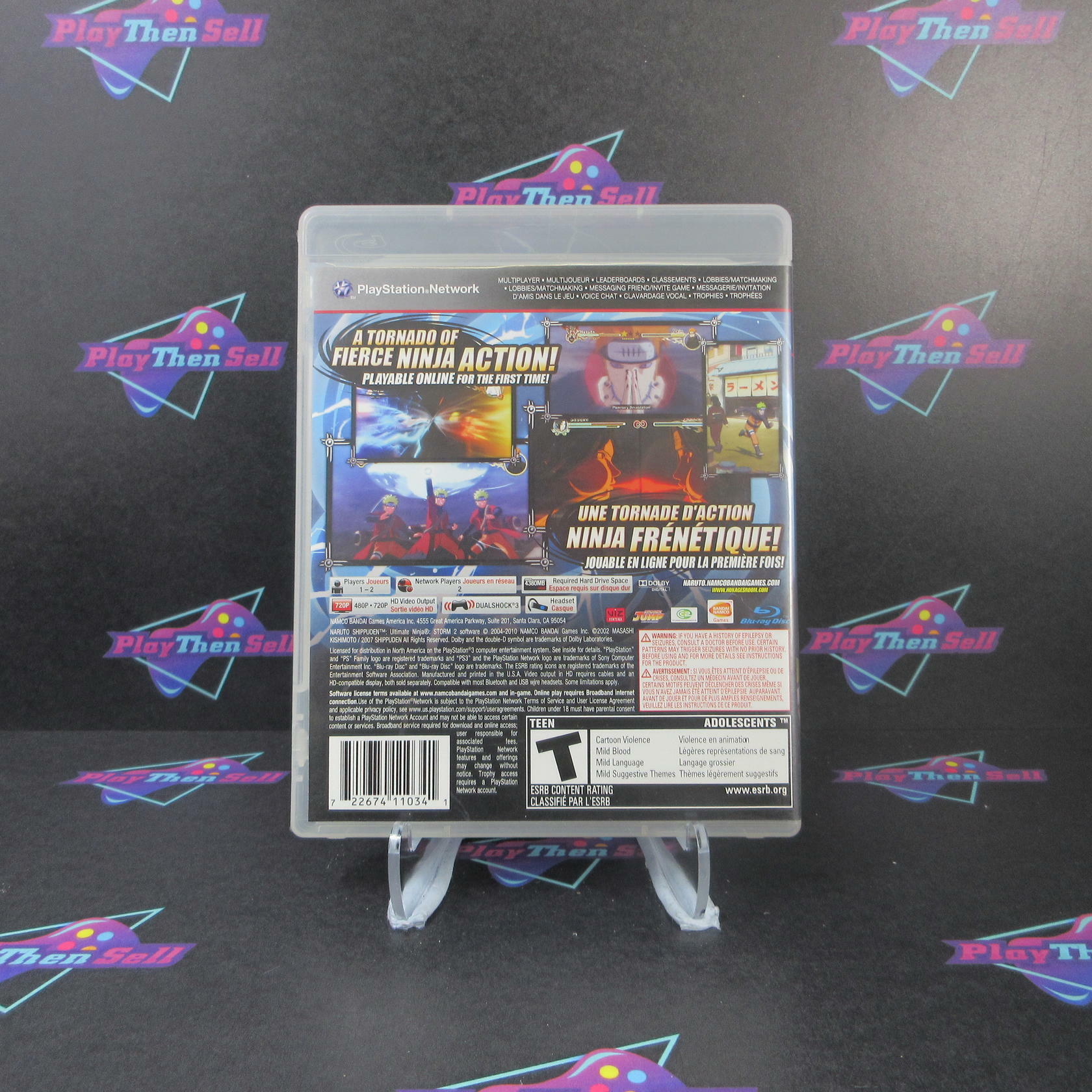 Naruto Shippuden Ultimate Ninja Storm 2 PS3 PlayStation 3 - Very Good