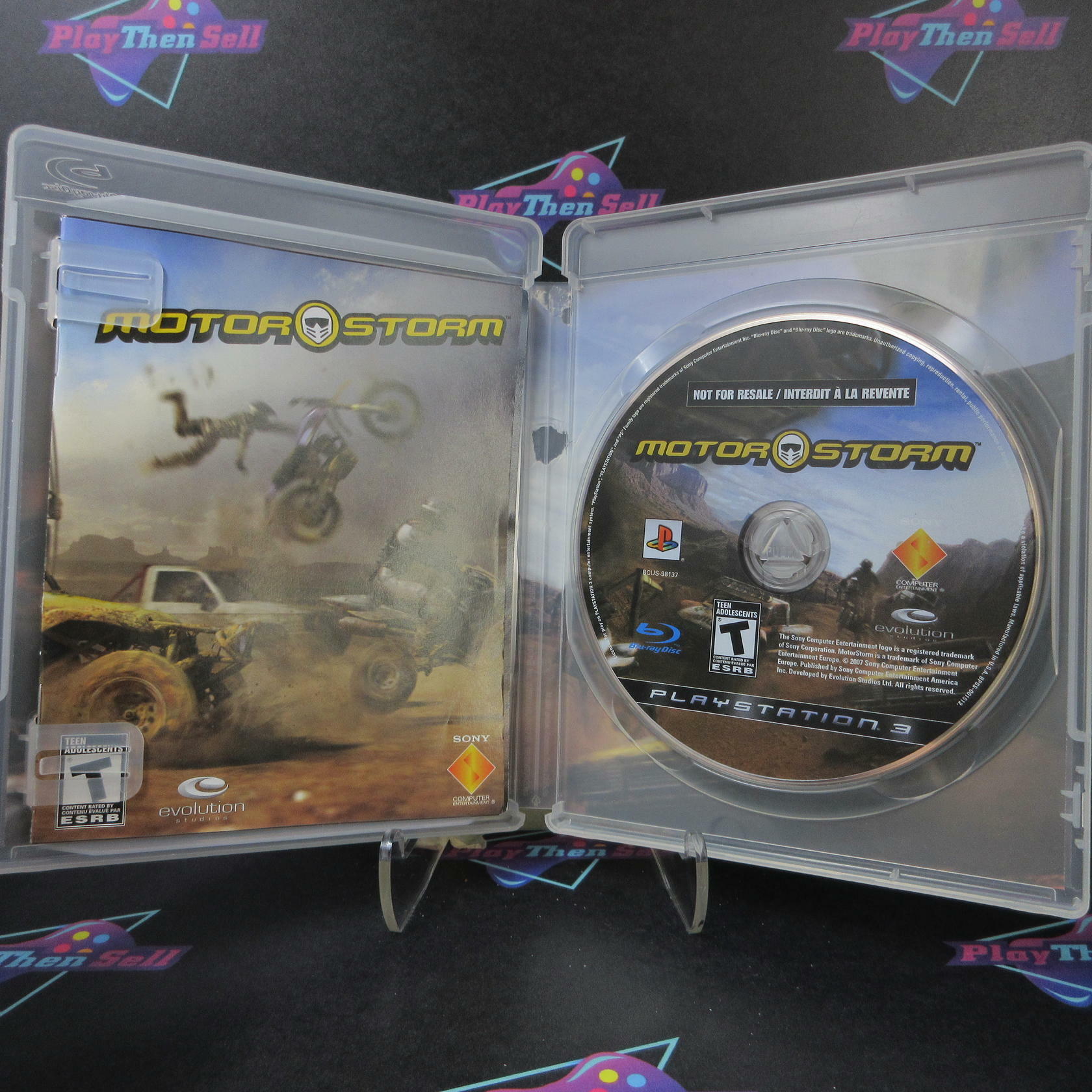 MotorStorm PS3 PlayStation 3 AD Complete CIB - Very Good