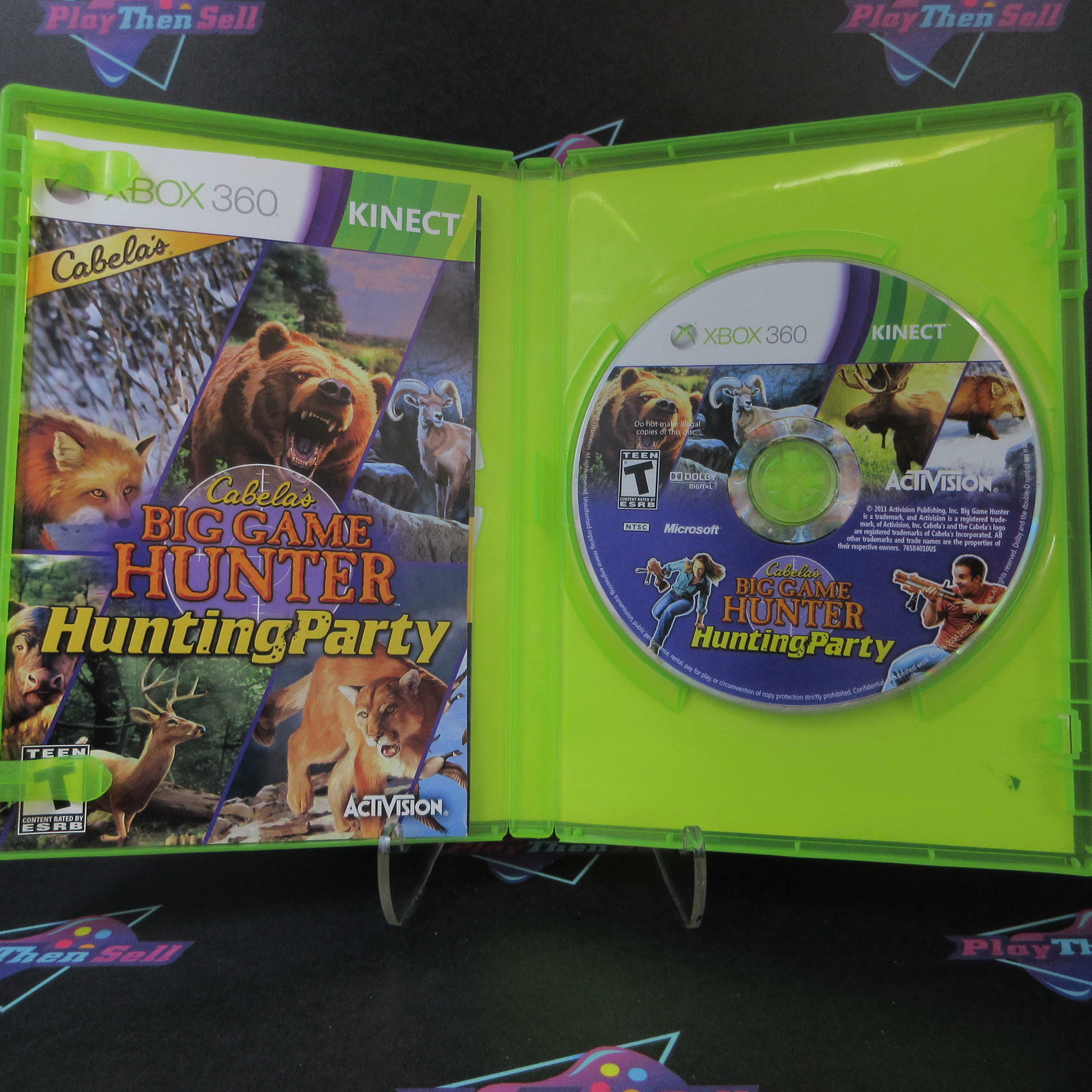 Cabela's Big Game Hunter Hunting Party Xbox 360 AD Complete CIB - Very Good