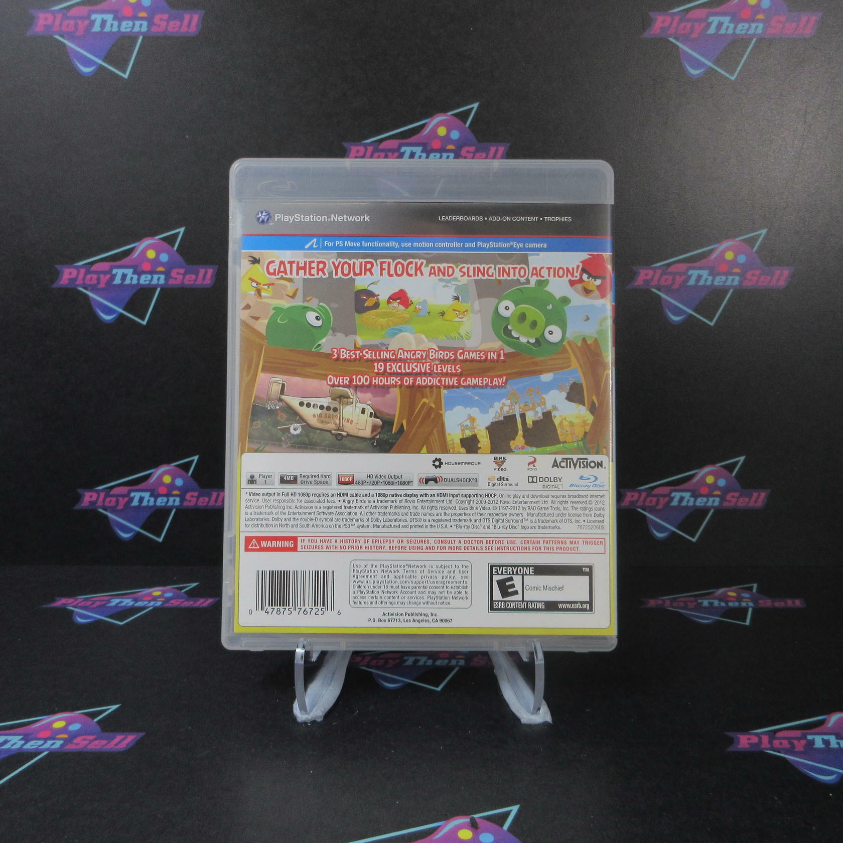 Angry Birds Trilogy PS3 PlayStation 3 - Like New