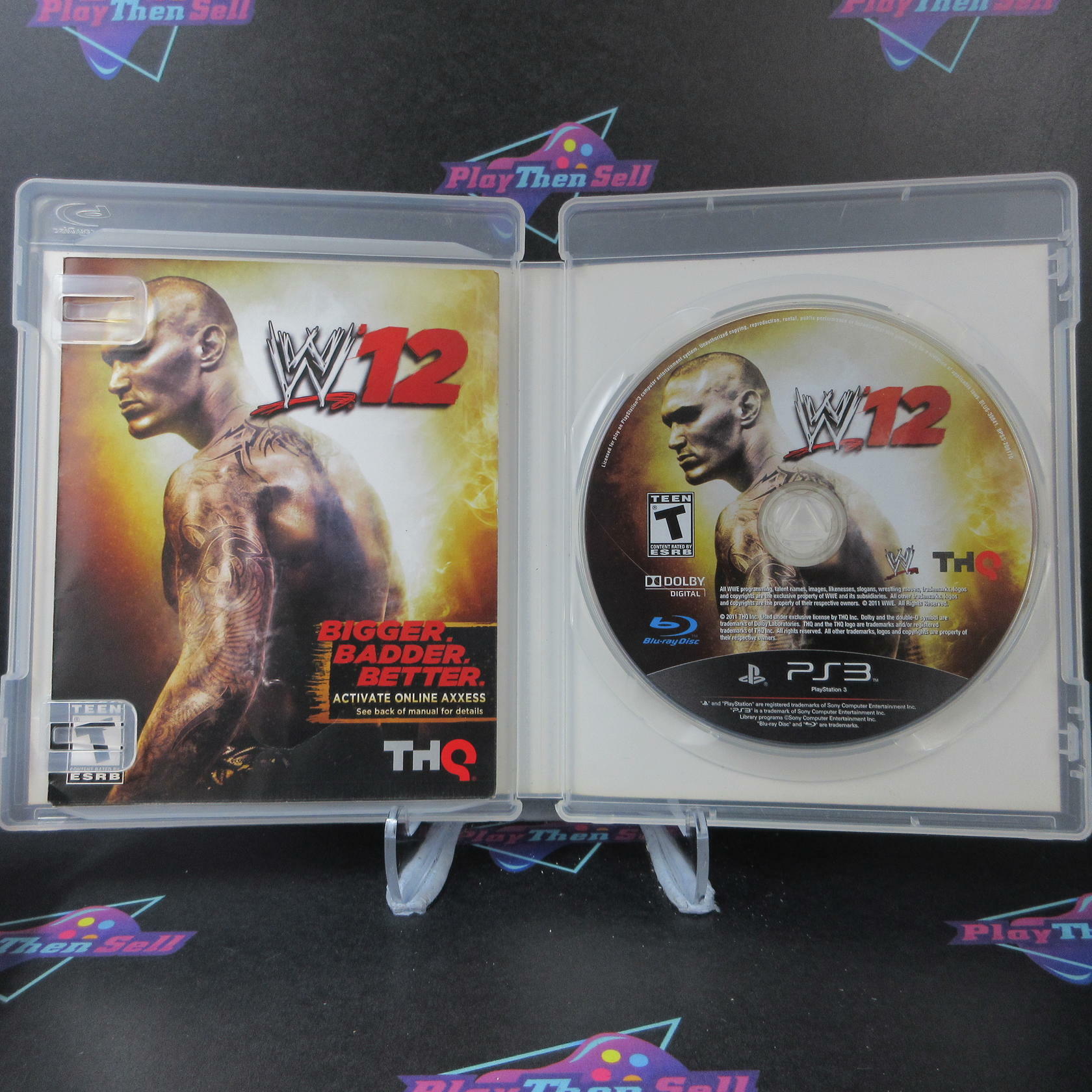 WWE 12 PS3 PlayStation 3 AD Complete CIB - Very Good