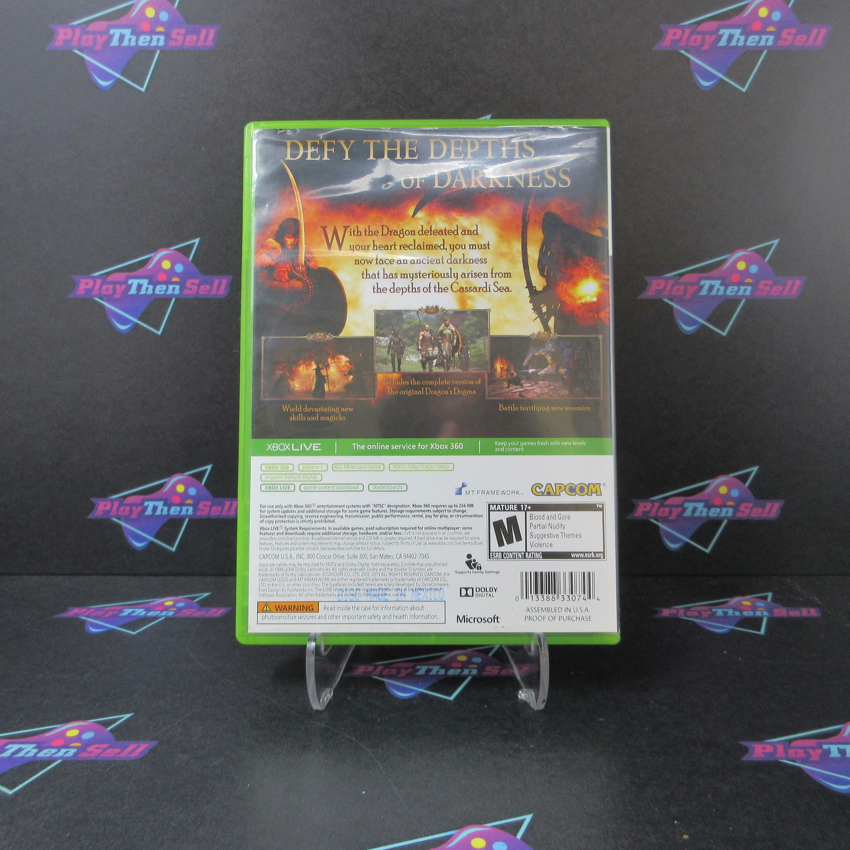 Dragon's Dogma Dark Arisen Xbox 360 AD Complete CIB - Very Good