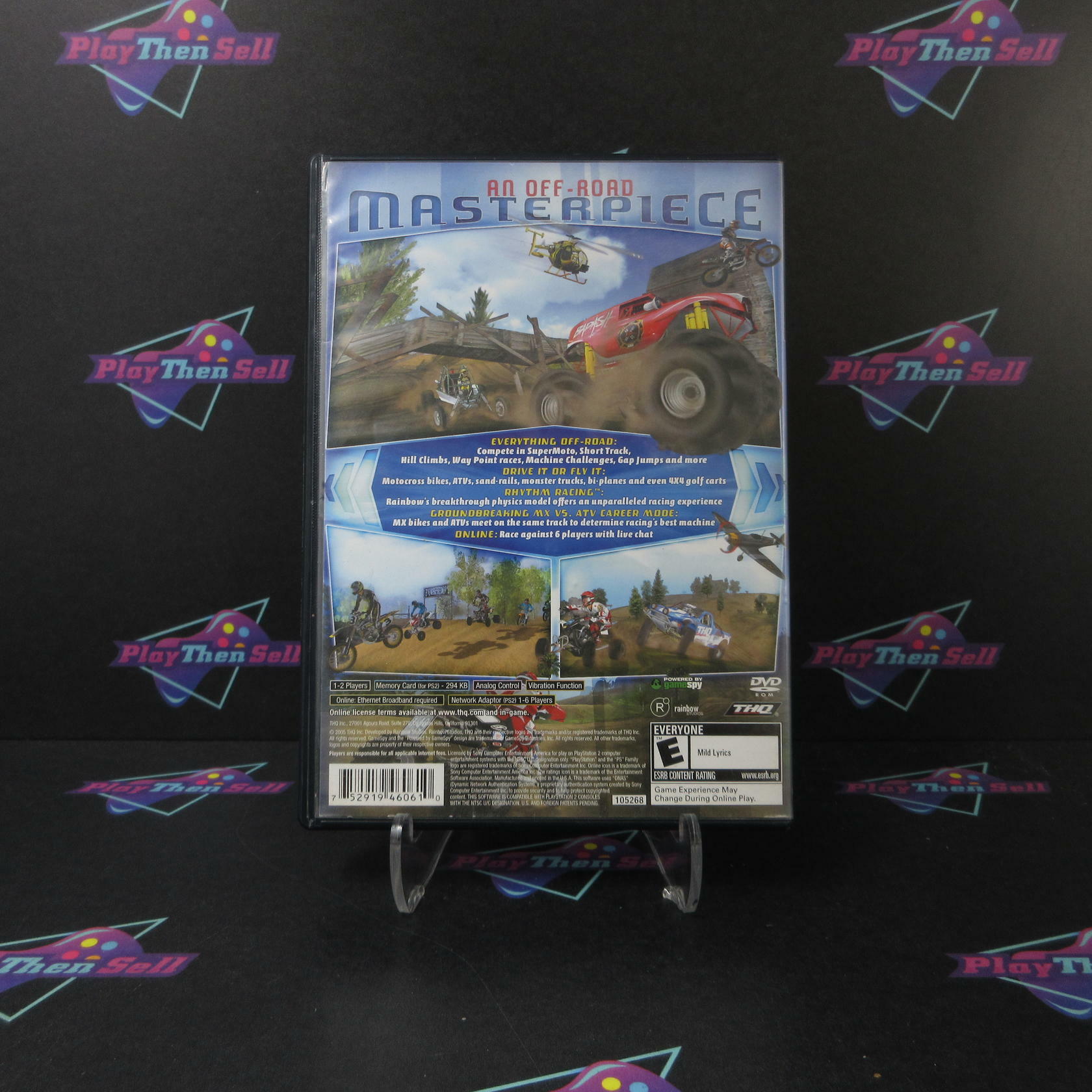 MX vs ATV Unleashed PS2 PlayStation 2 AD/MD Complete CIB - Very Good