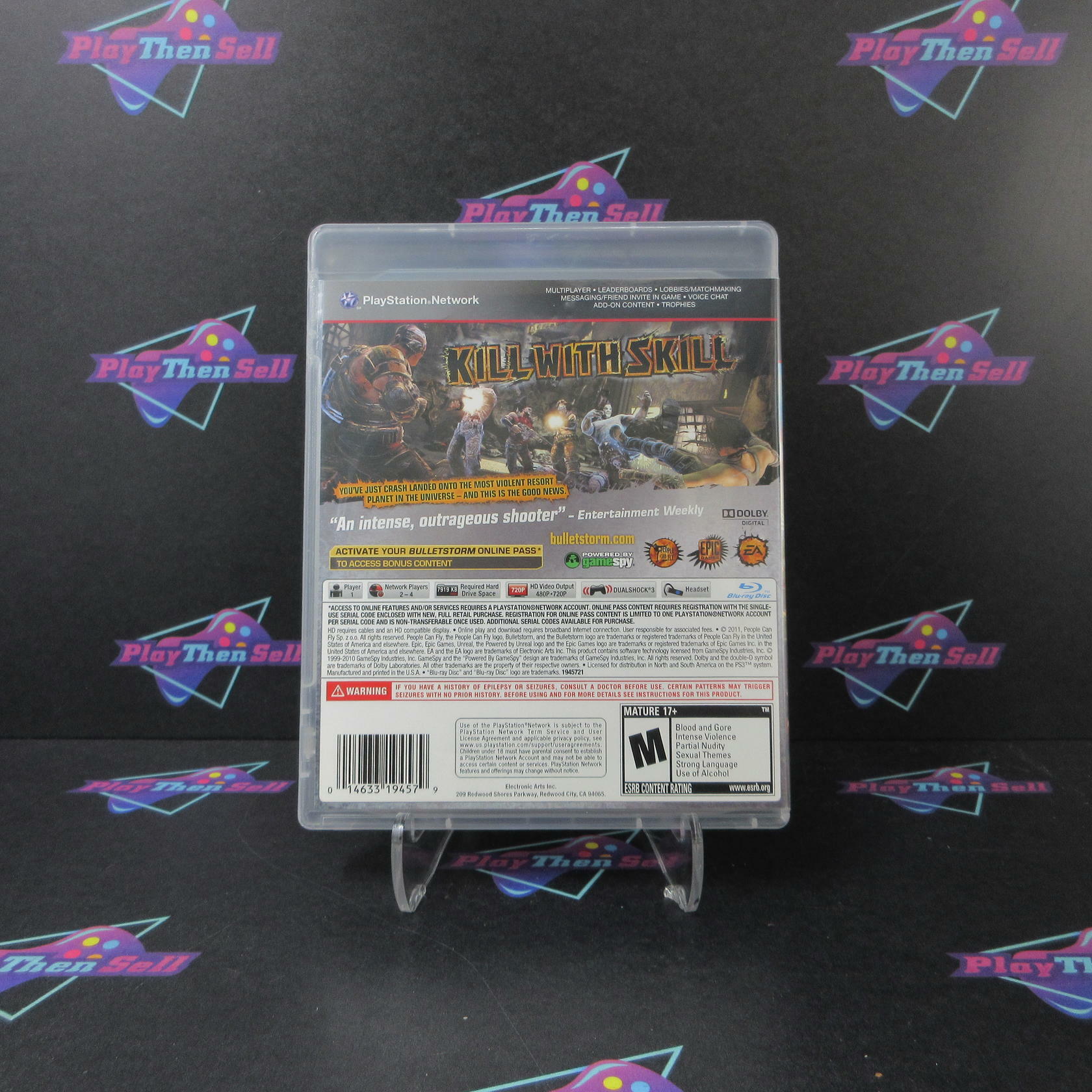 Bulletstorm PS3 PlayStation 3 - Like New