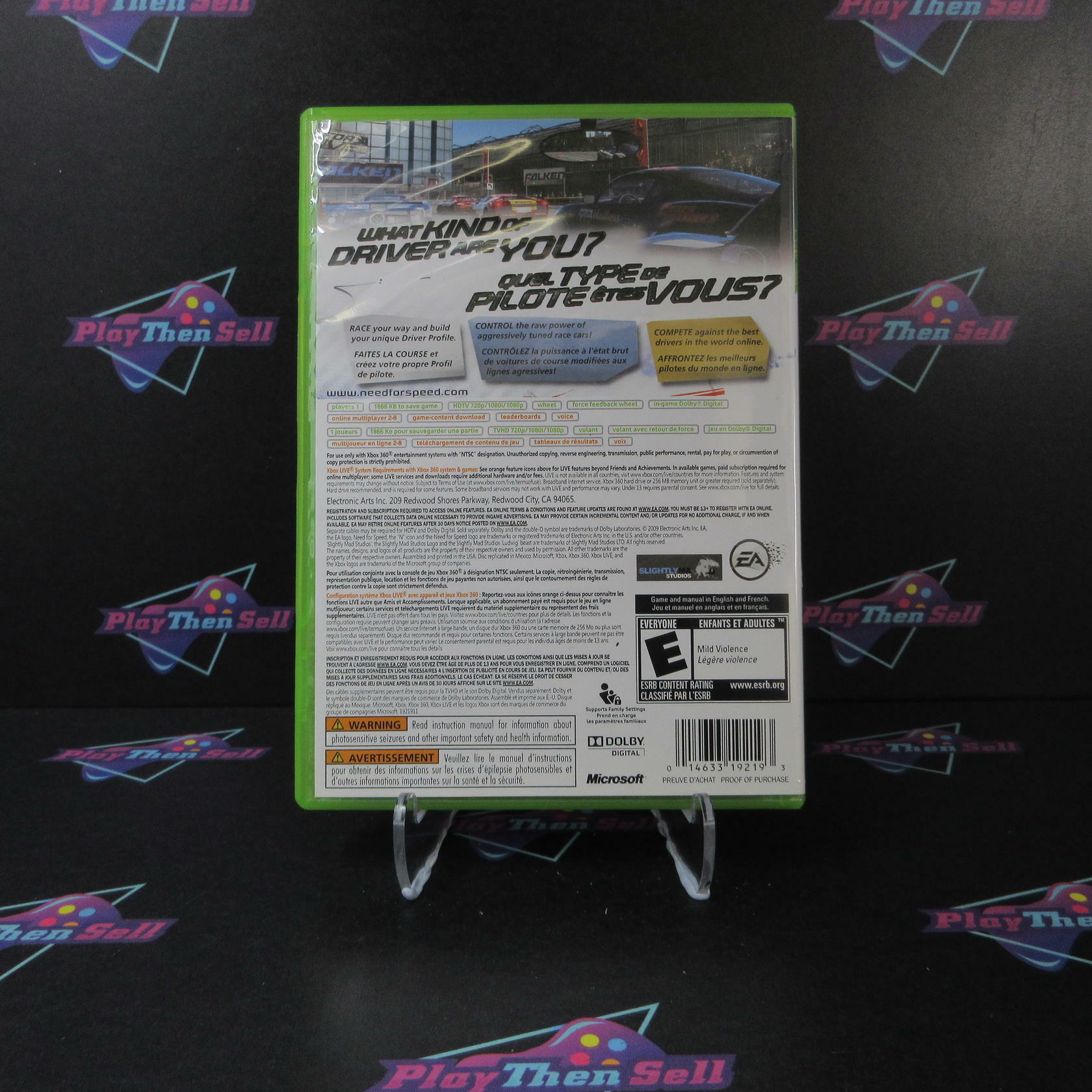 Need For Speed Shift Xbox 360 MD Complete CIB - Very Good